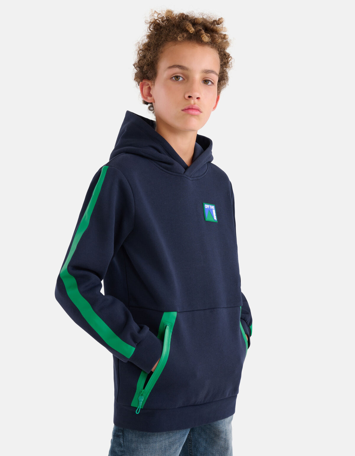 Tape Hoodie Dunkelblau SHOEBY BOYS