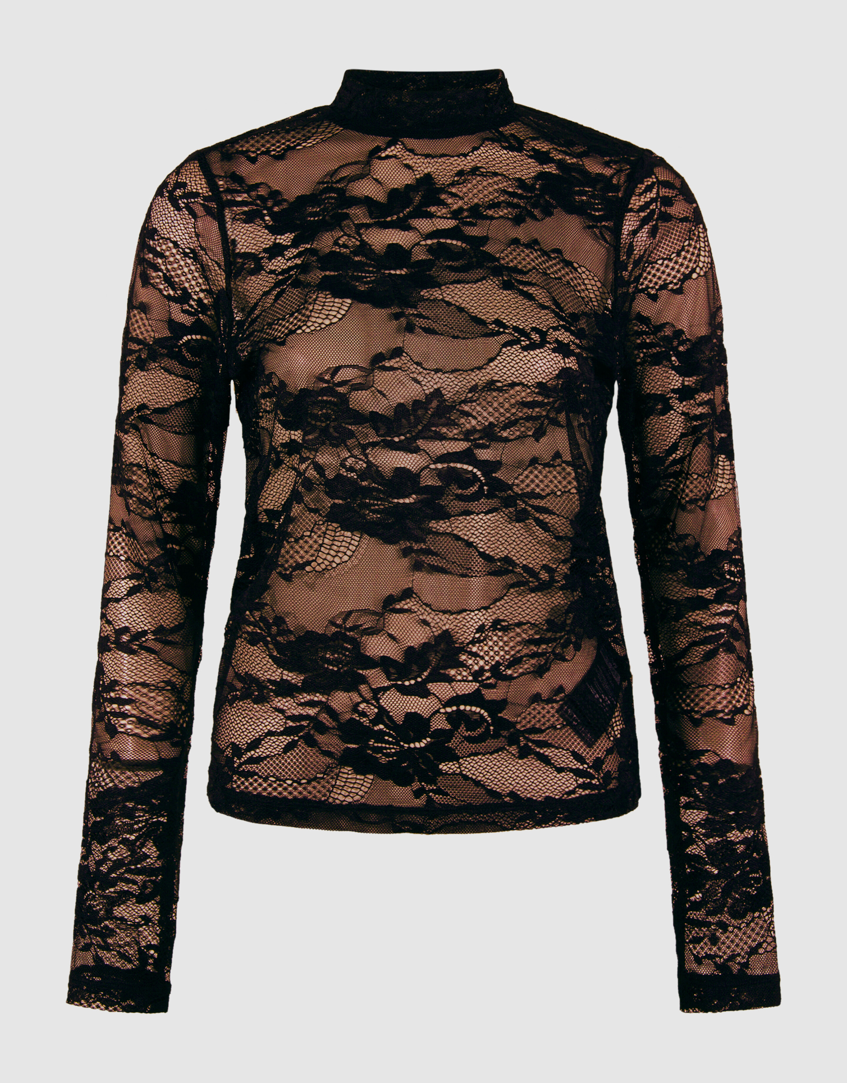 Schwarzes Spitzentop SHOEBY WOMEN