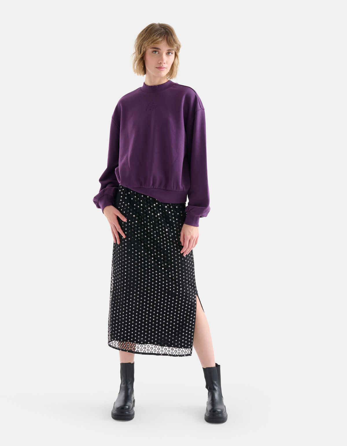 Basic Pullover Lila SHOEBY WOMEN
