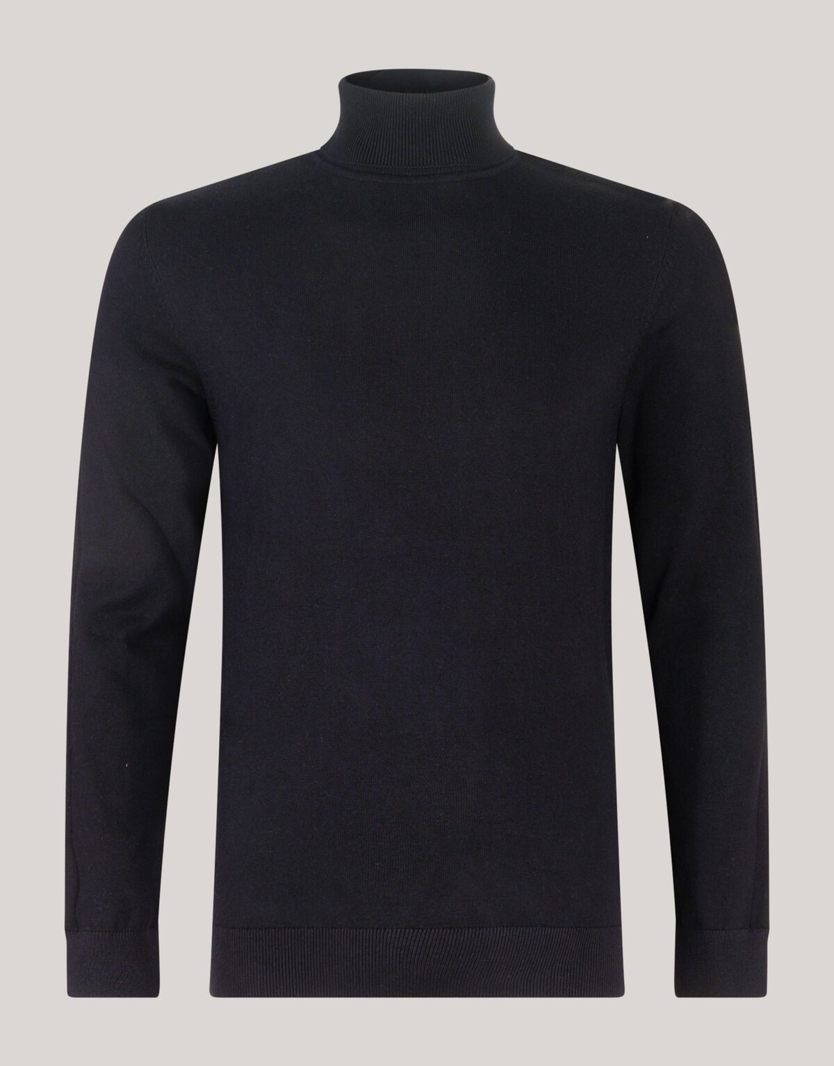 Basic Rollkragenpullover Schwarz SHOEBY MEN