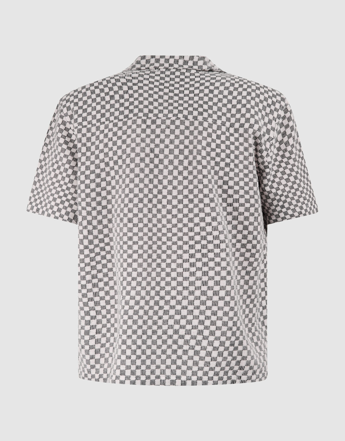 Jacquard Block Overshirt Schwarz SHOEBY MEN