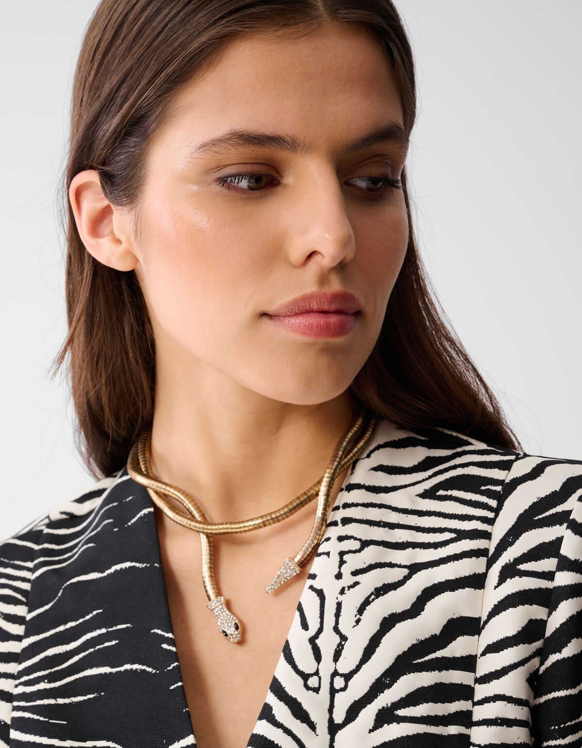 Eierf&ouml;rmiges Minikleid Schwarz/ Off White SHOEBY WOMEN