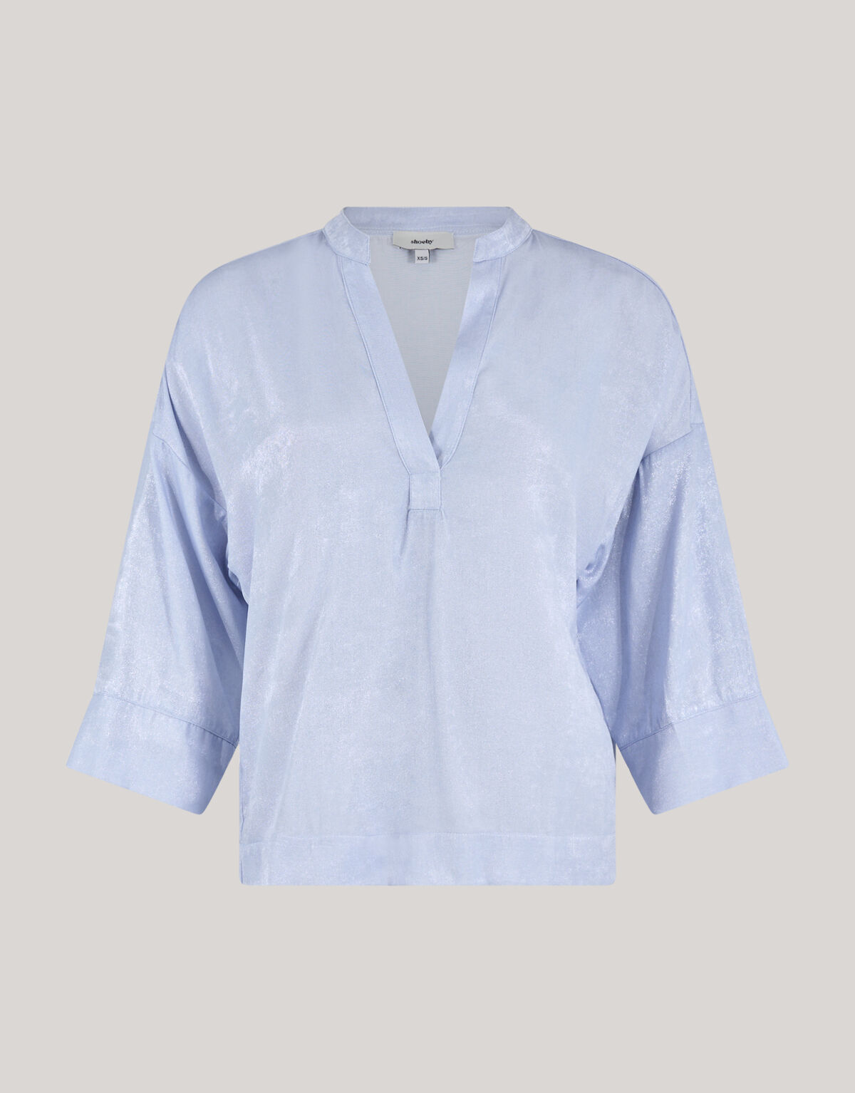 Shine Weite Bluse Hellblau SHOEBY WOMEN