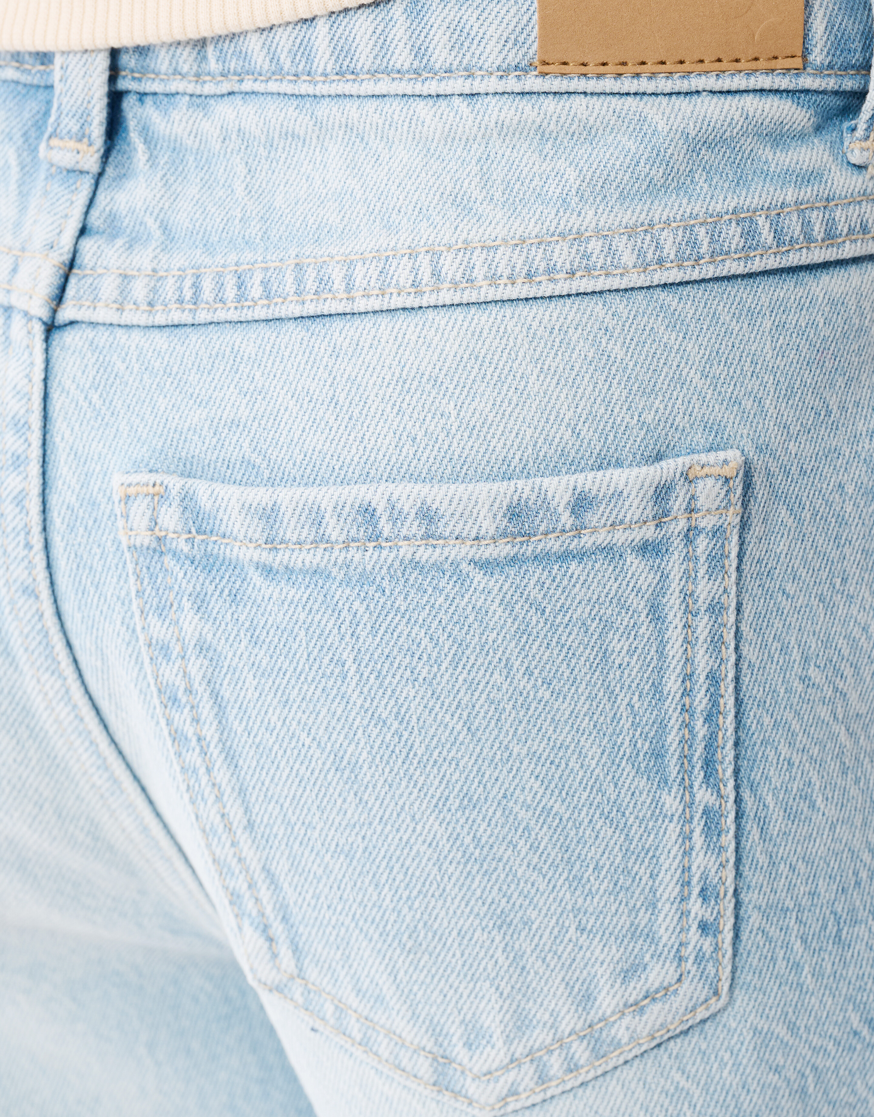 Strass Wide Leg Fit Jeans Bleached SHOEBY GIRLS