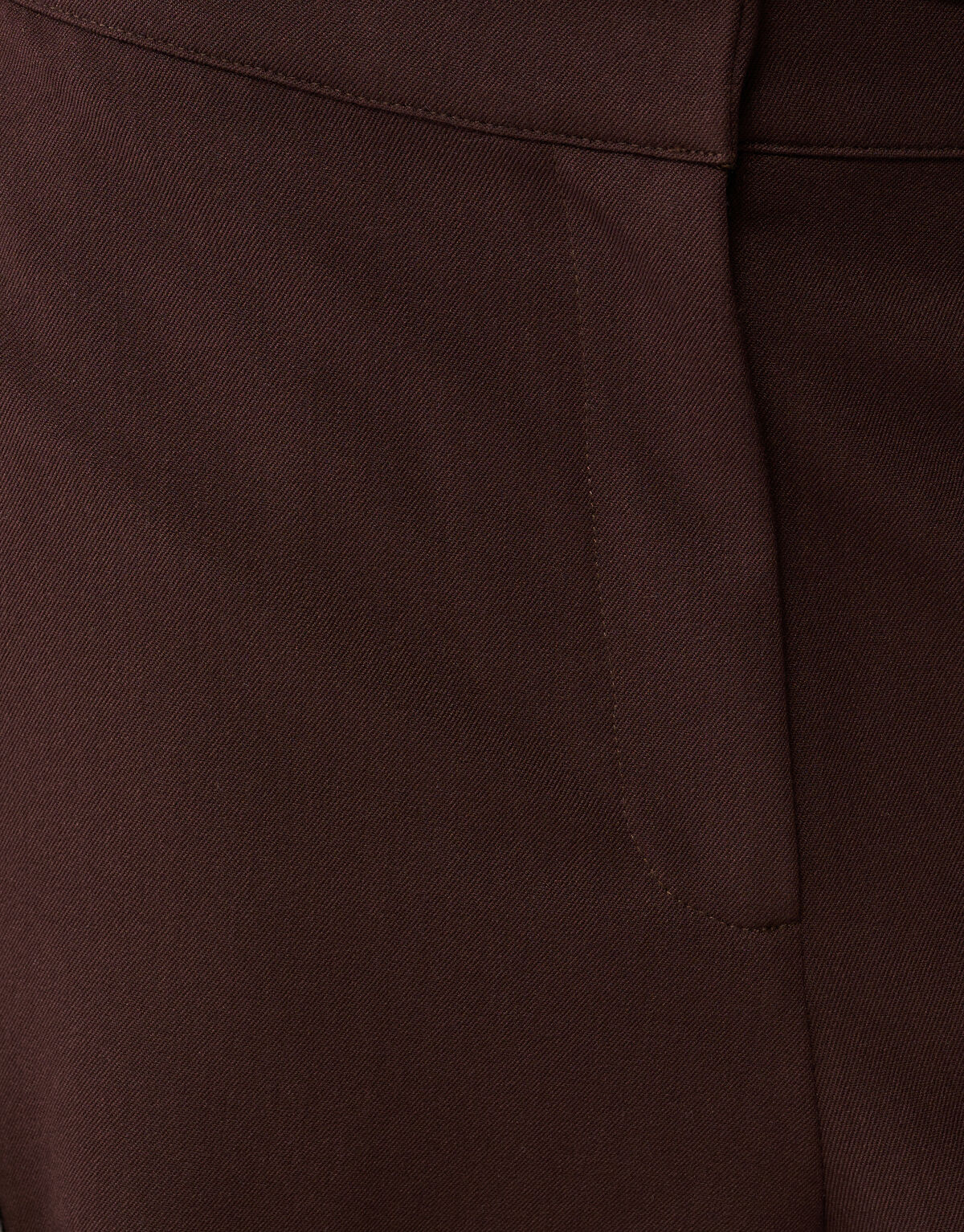 Weite Hose mit braunem Bein SHOEBY WOMEN