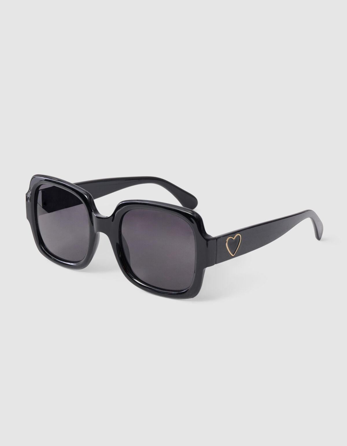 Herz-Sonnenbrille Schwarz SHOEBY ACCESSOIRES