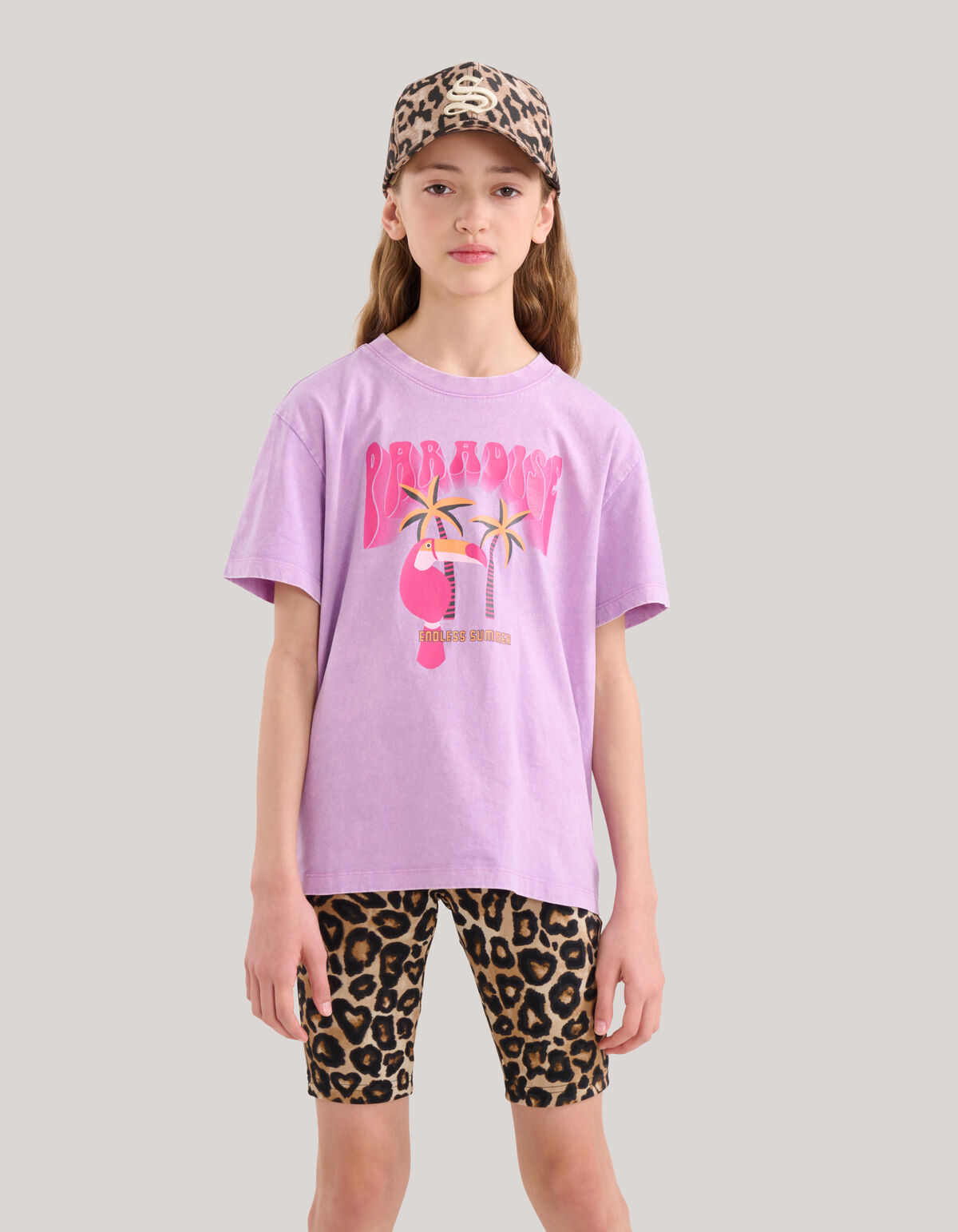 Artwork T-shirt Lichtpaars SHOEBY GIRLS