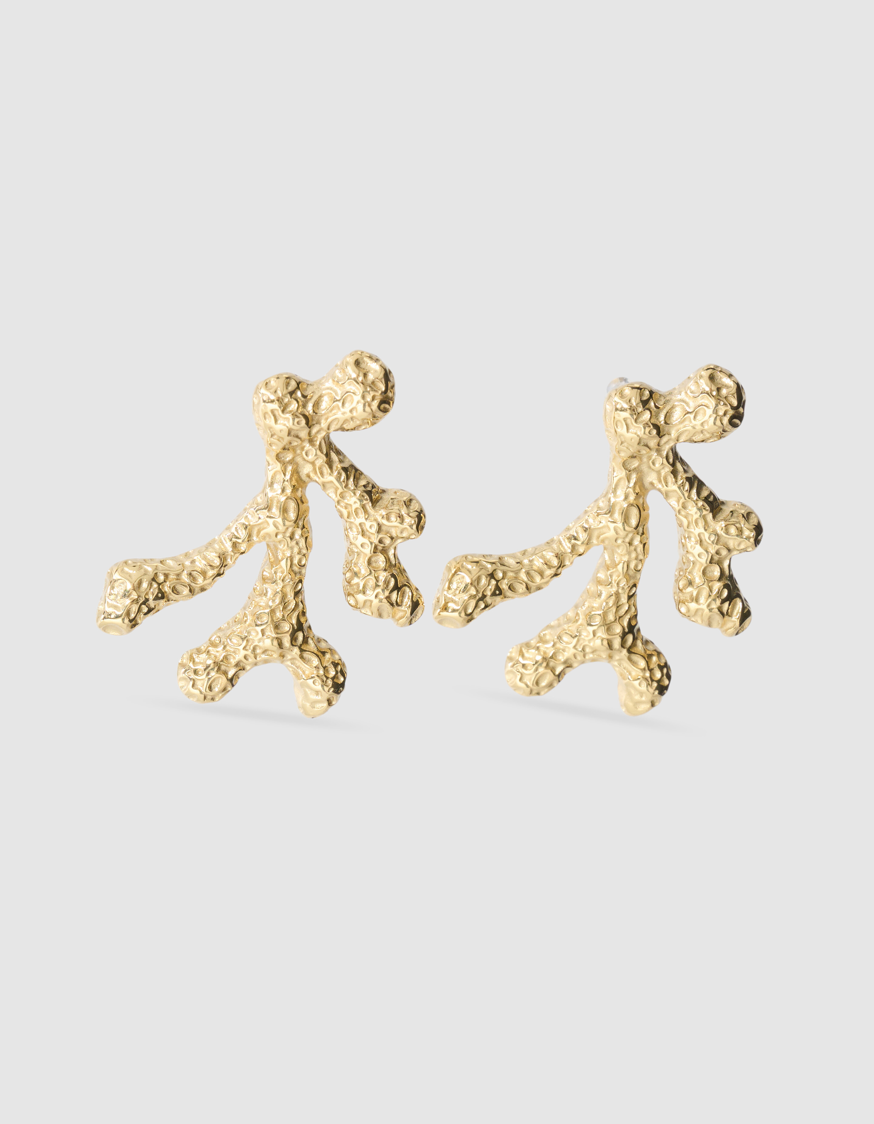 Korallenohrringe Gold SHOEBY ACCESSOIRES