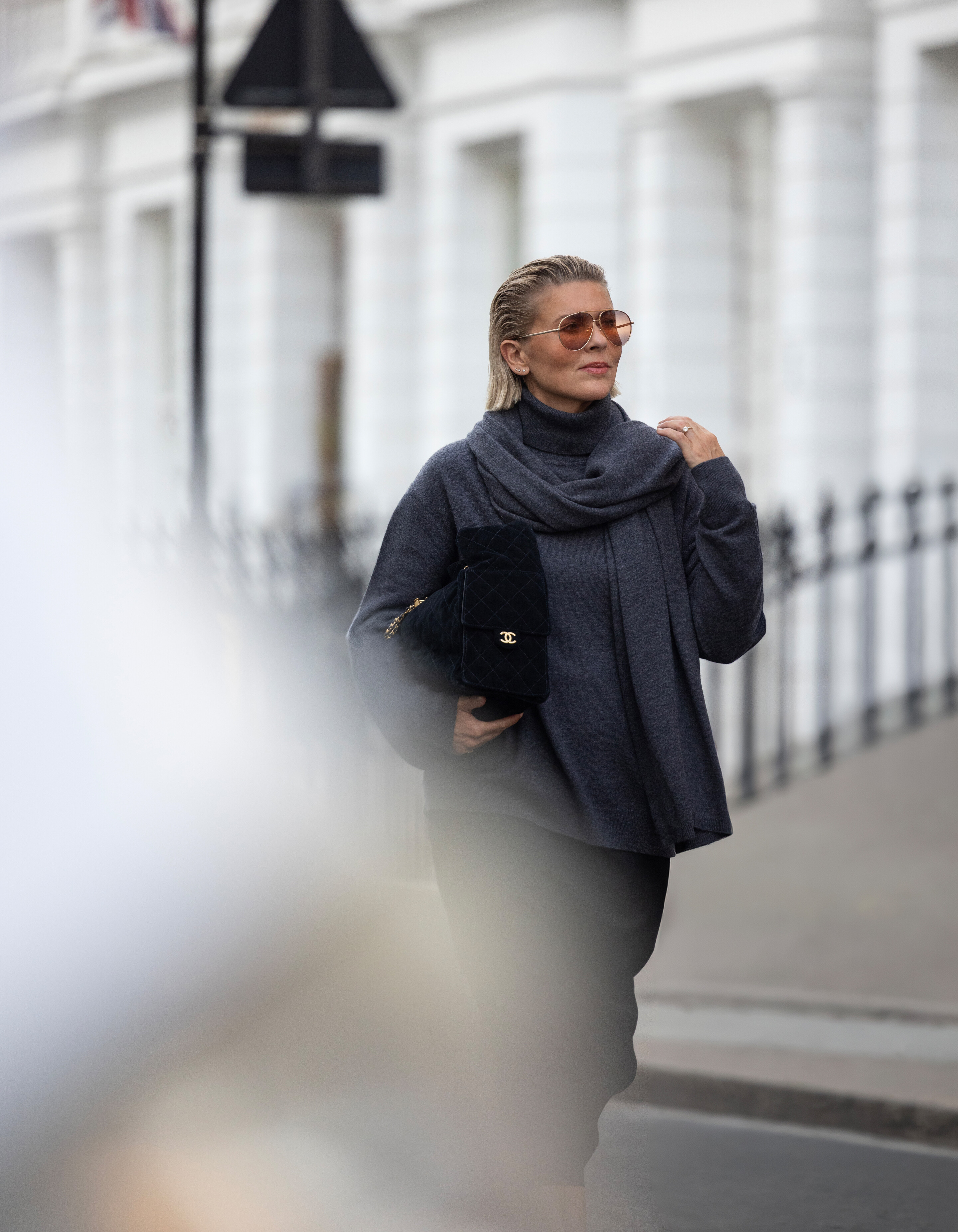 Strickrollkragenpullover Dunkelgrau By Lonneke SHOEBY WOMEN