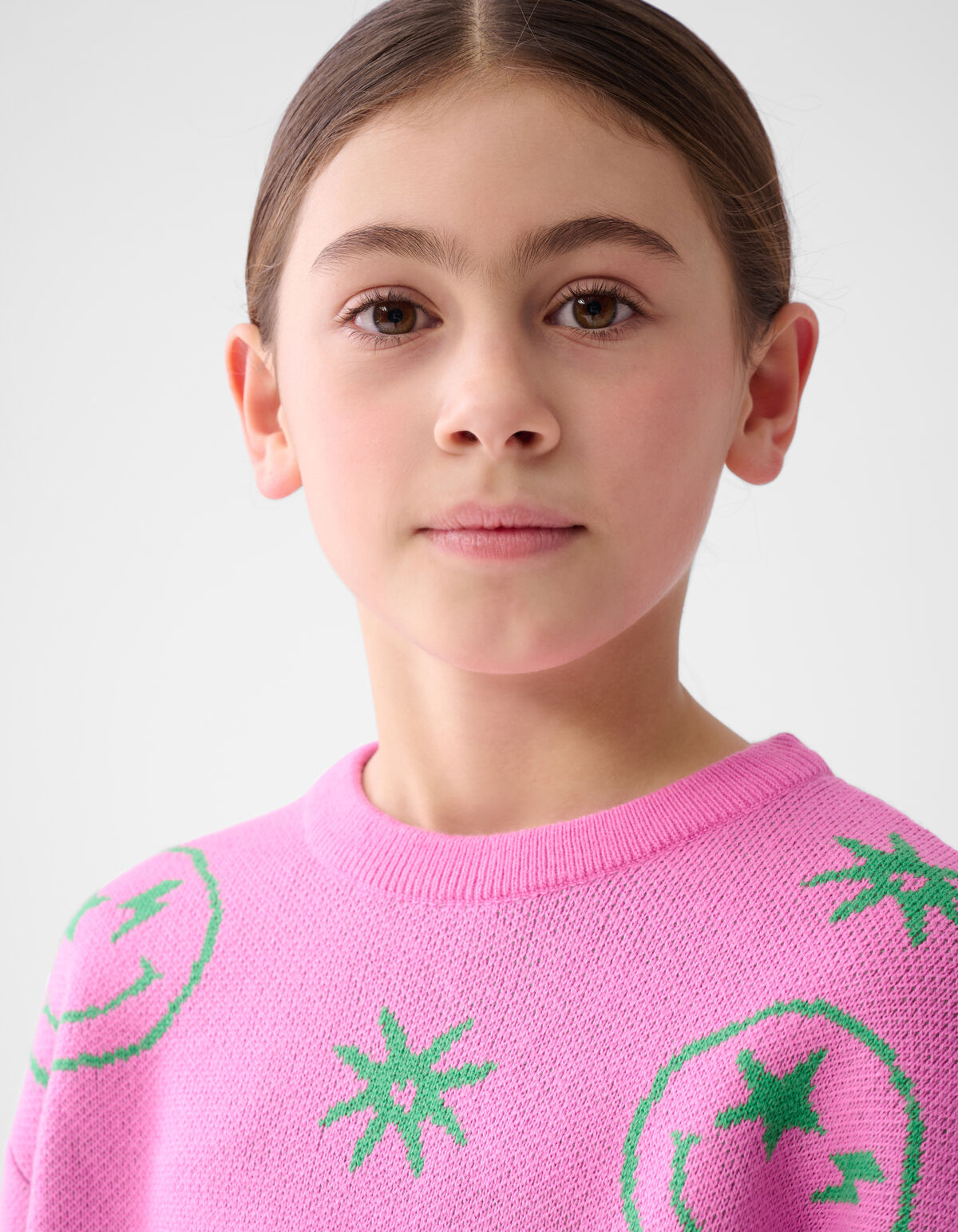 Smiley-Pullover Rosa SHOEBY GIRLS