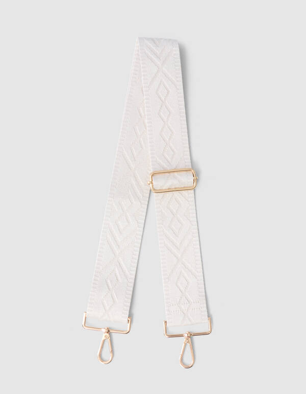 Struktur Riemen Off Weiß SHOEBY ACCESSOIRES