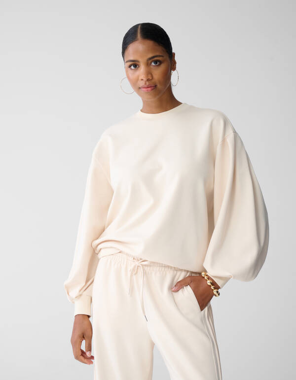 Übergroßer Pullover Gebrochen Weiß Von Fred SHOEBY WOMEN