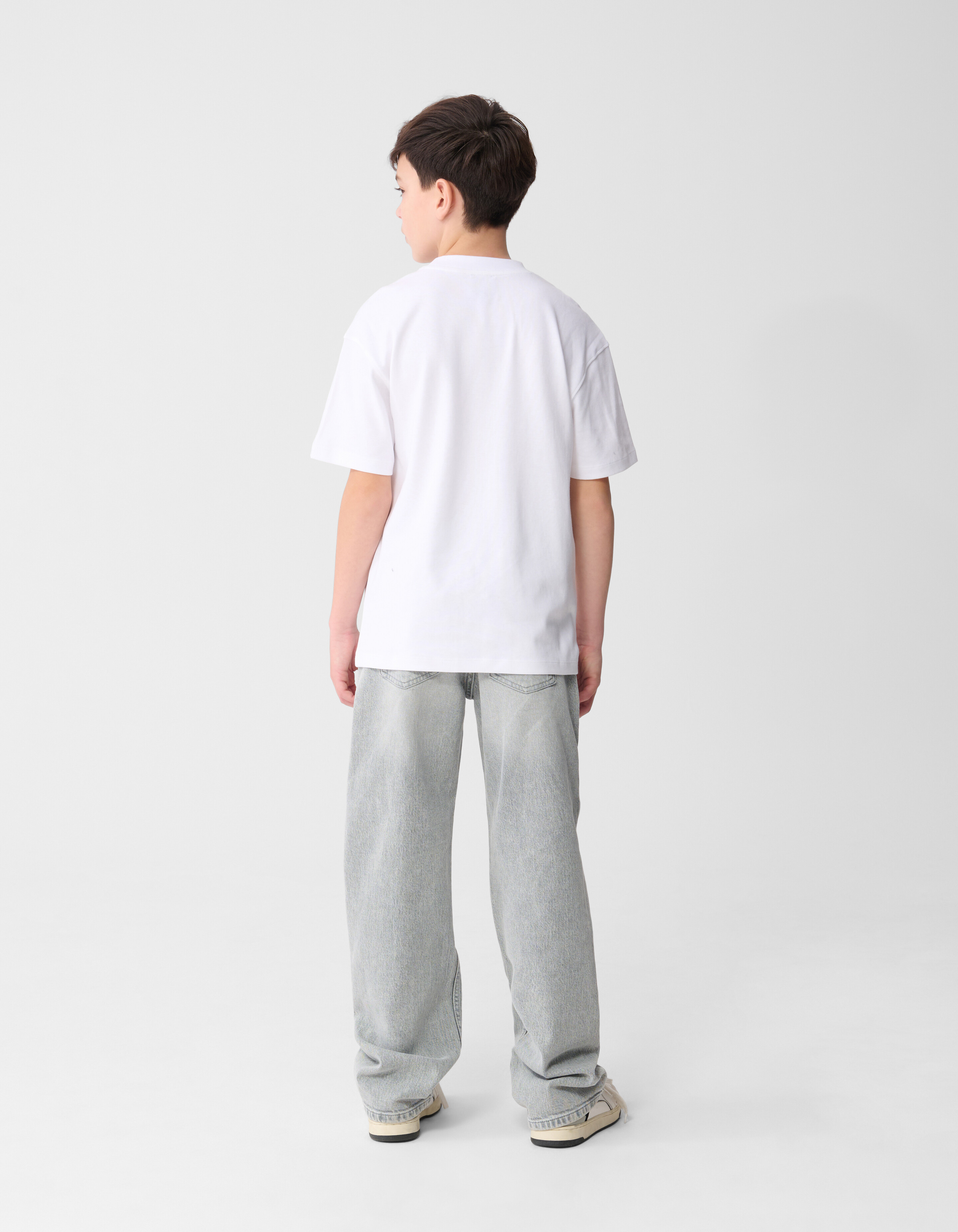 Basic Label T-Shirt Wei&szlig; SHOEBY BOYS