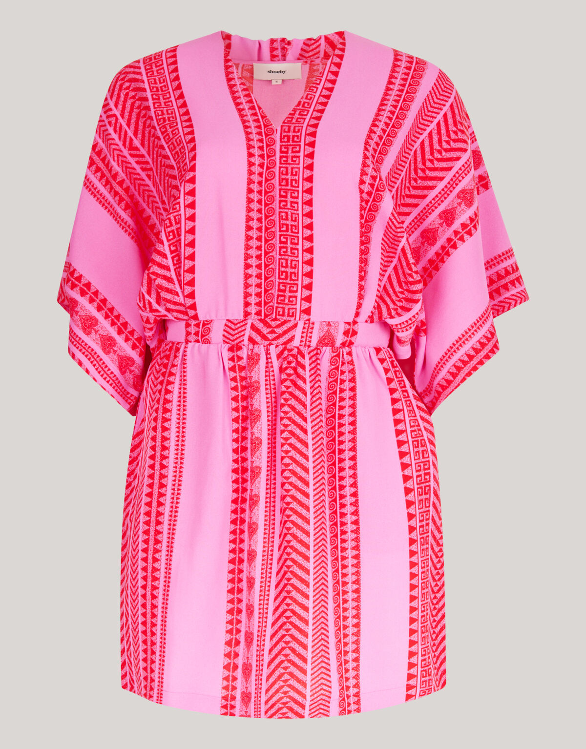 Printed Mini Jurk Roze SHOEBY WOMEN