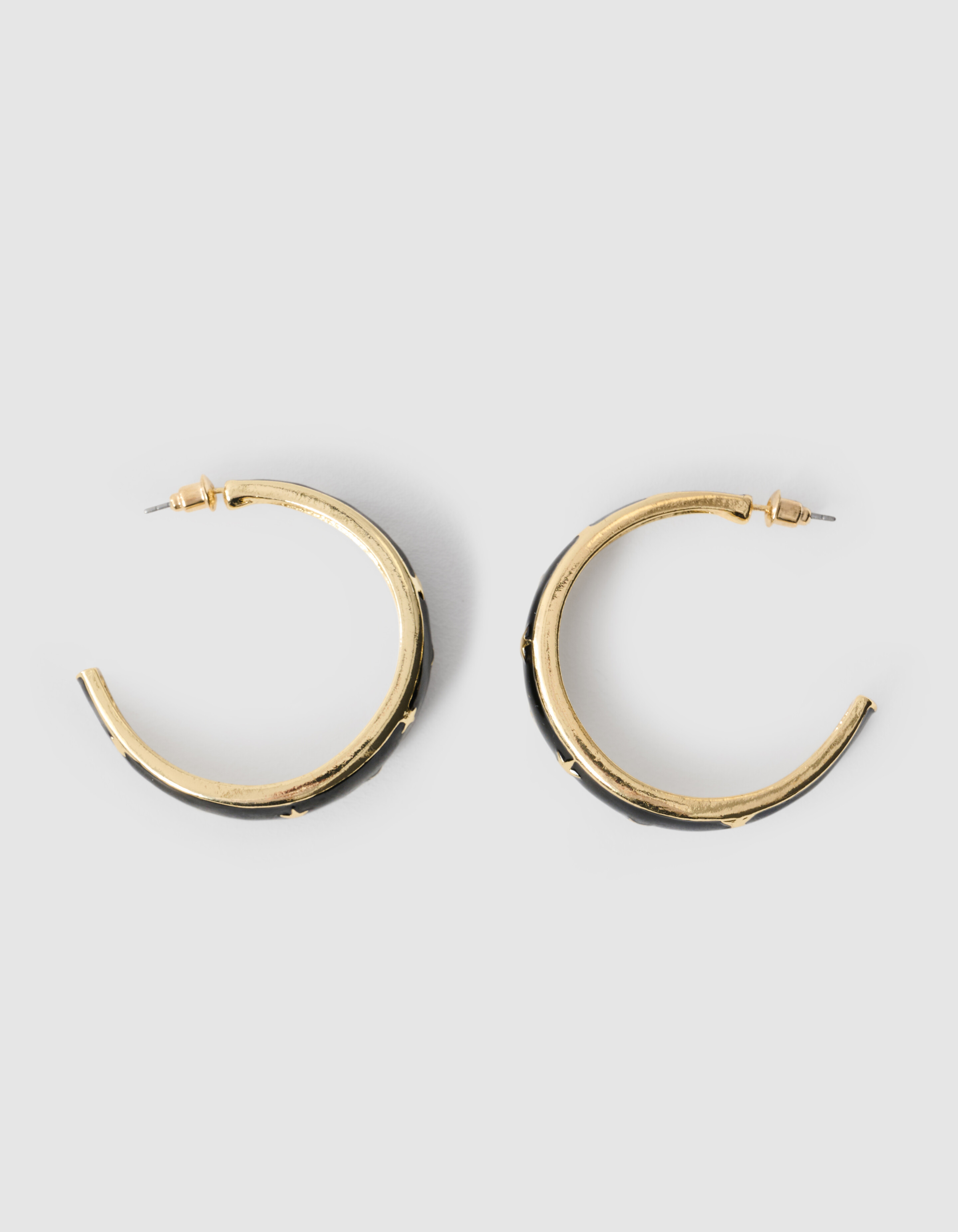 Stern-Reifen-Ohrringe Gold SHOEBY ACCESSOIRES