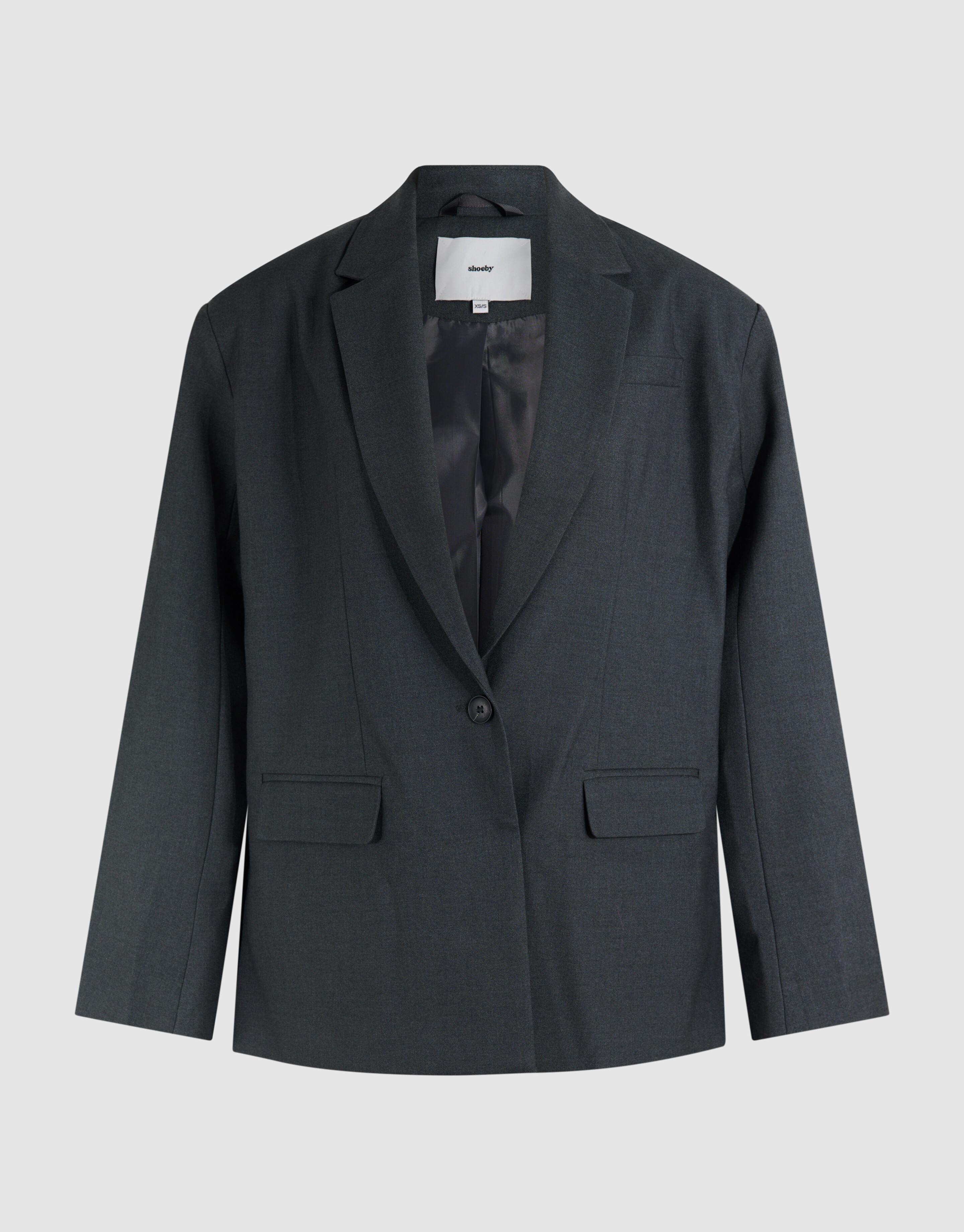 Übergroßer Blazer Dunkelgrau SHOEBY WOMEN