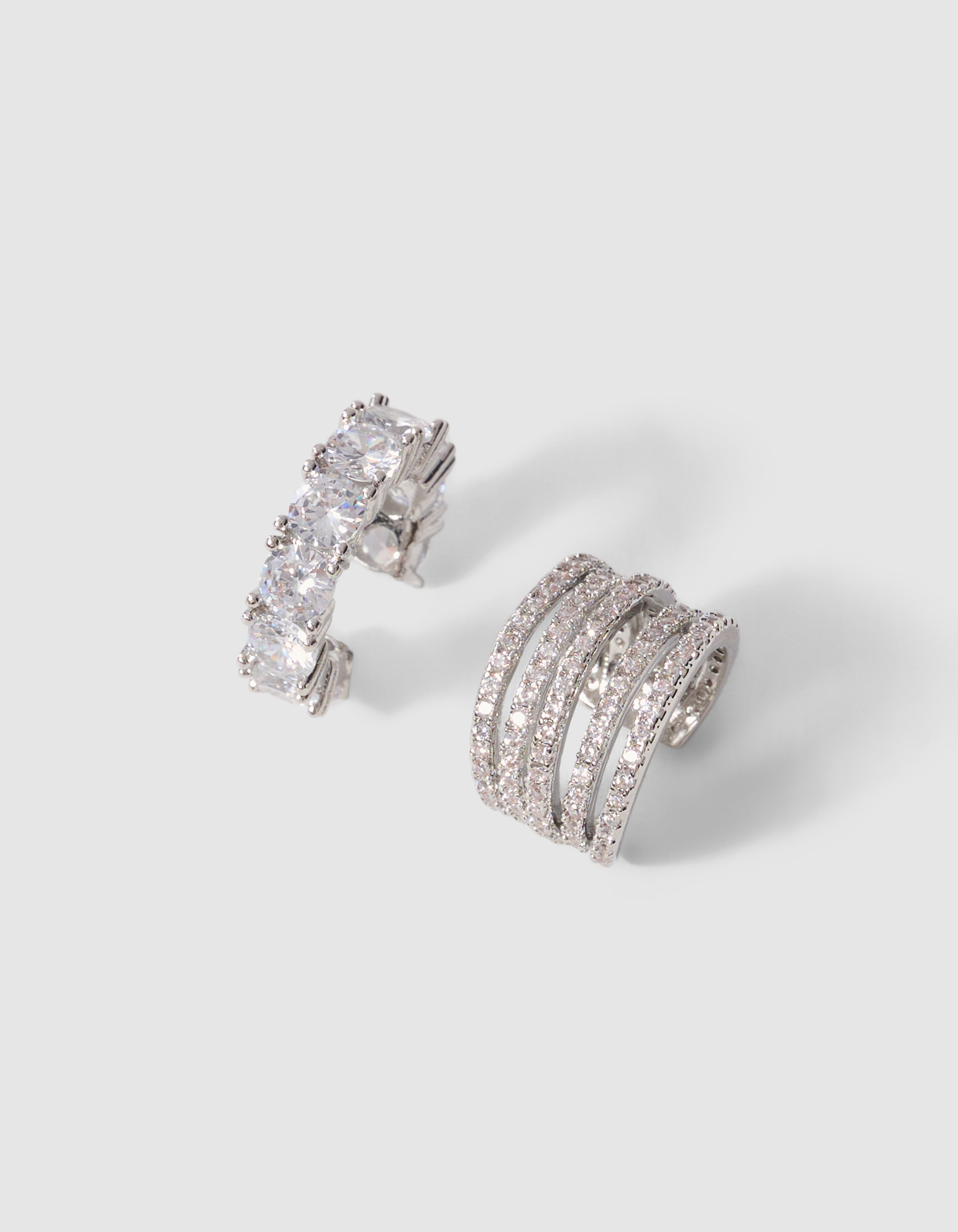 Strass Earcuff Set Silber SHOEBY ACCESSOIRES
