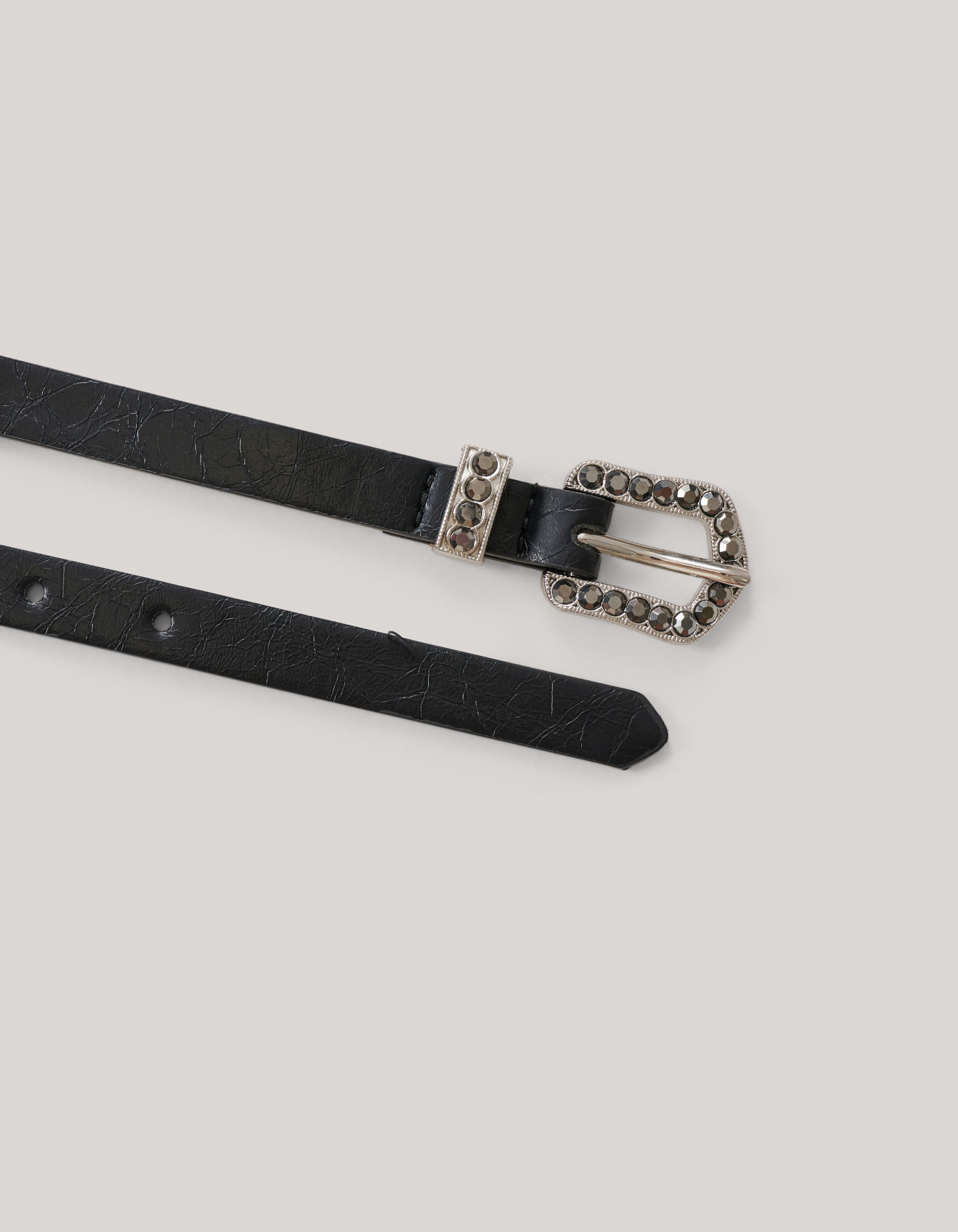 Western Strass Gürtel Schwarz SHOEBY ACCESSOIRES