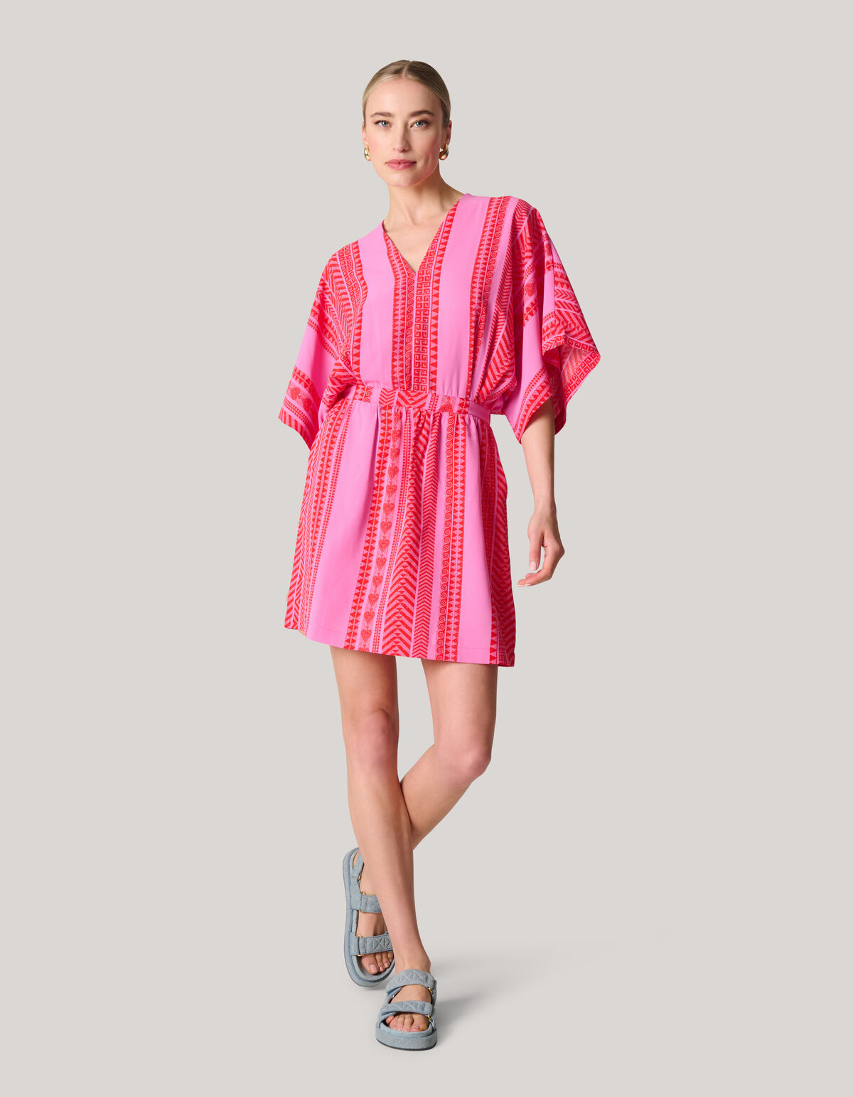 Printed Mini Jurk Roze SHOEBY WOMEN