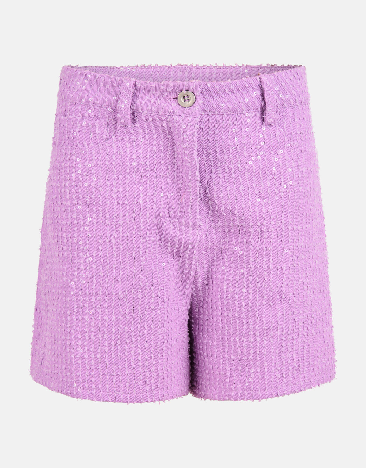 Sequin Denim Short Roze SHOEBY GIRLS