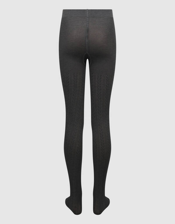 Zopfmuster-Höschen Dunkelgrau SHOEBY ACCESSOIRES