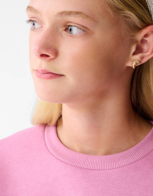 Pullover mit Rüschenstickerei Rosa SHOEBY GIRLS