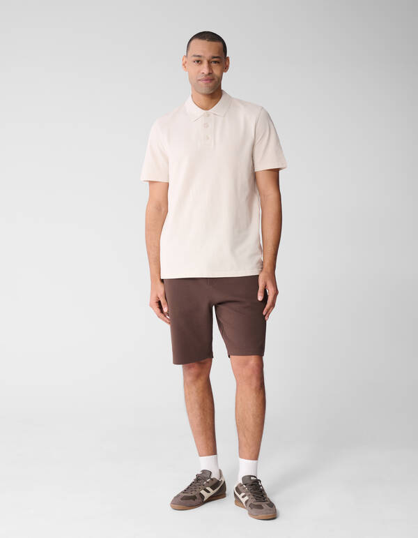 Pique-Shorts Dunkelbraun SHOEBY MEN