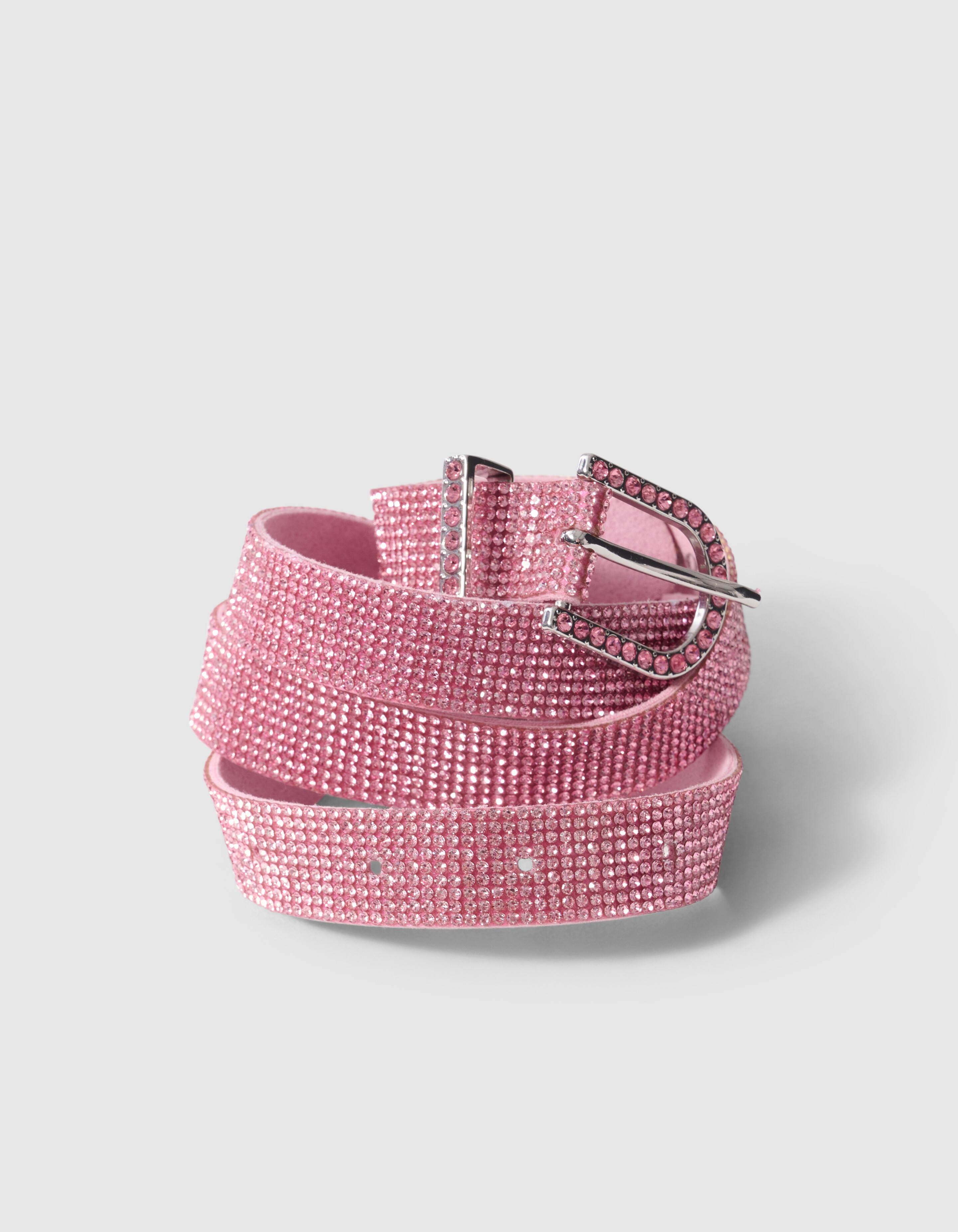 Strass G&uuml;rtel Rosa SHOEBY ACCESSOIRES