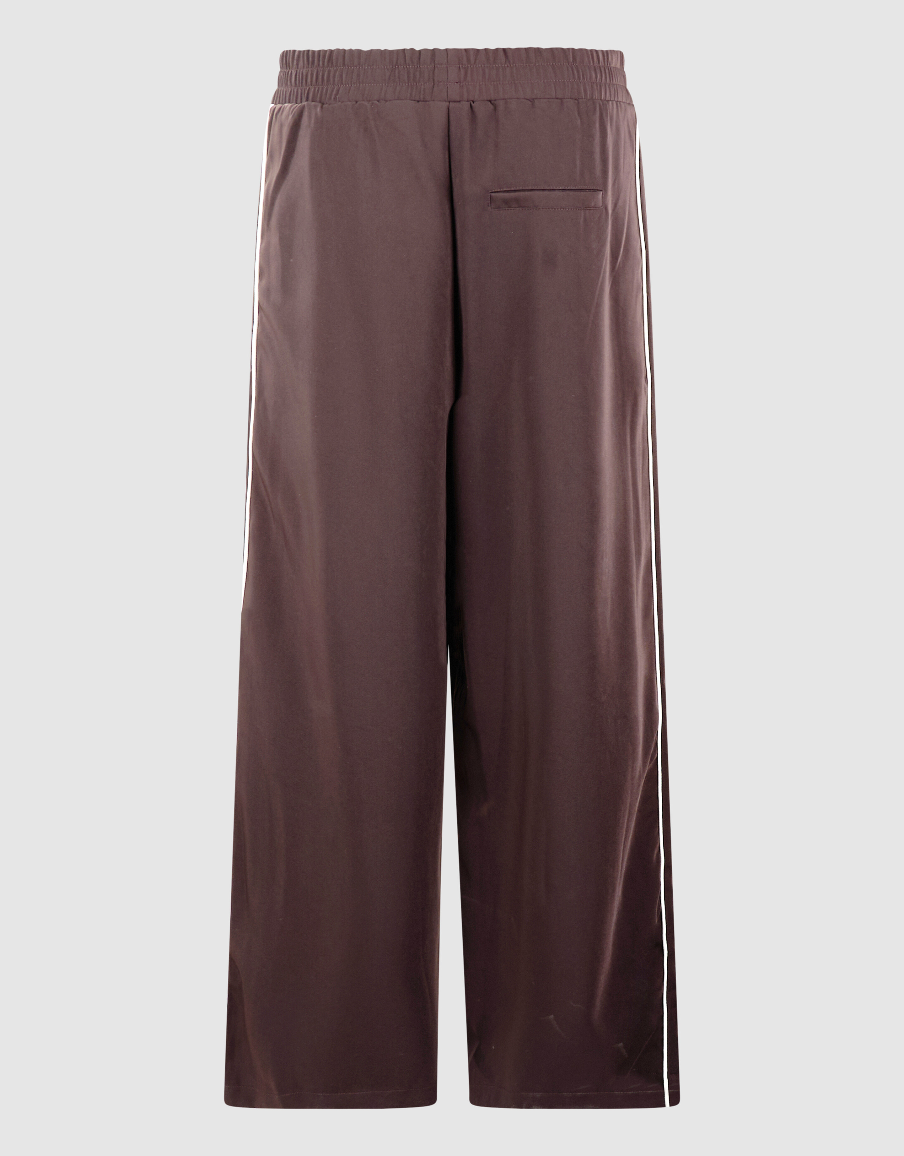 Sporty Piping Wide Leg Fit Hose Dunkelbraun SHOEBY WOMEN