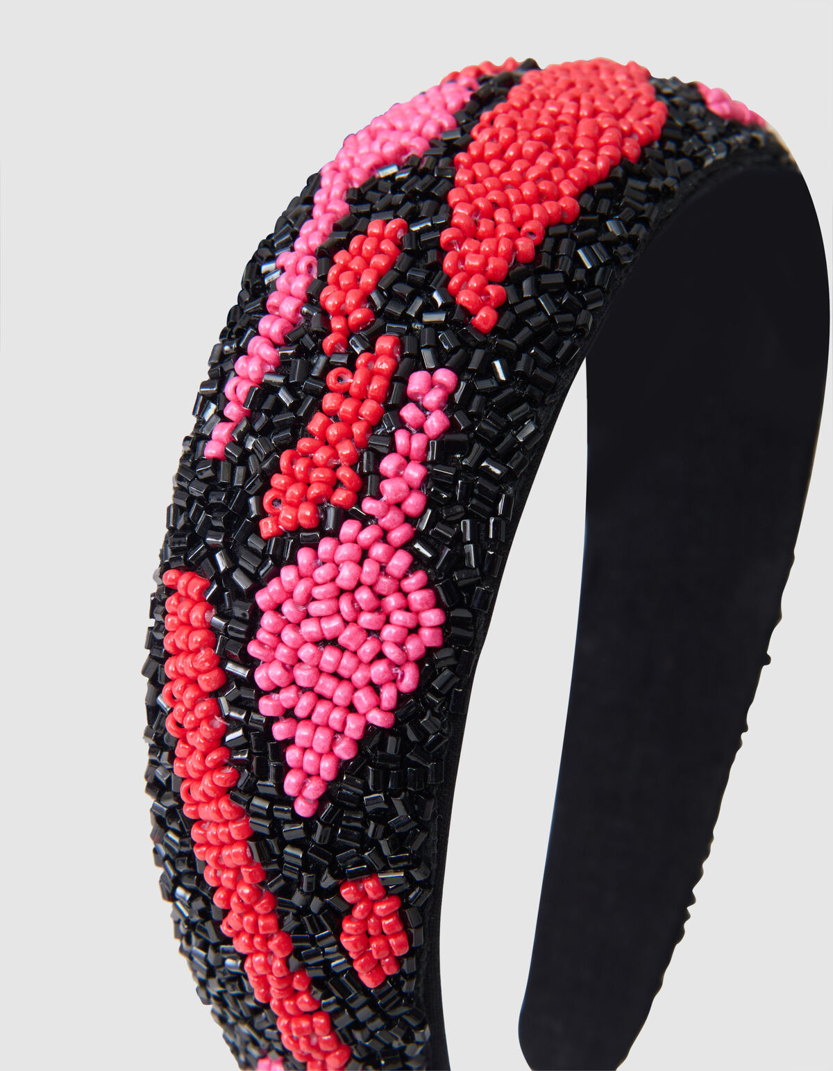 Perlen-Haarband Rosa/Rot SHOEBY ACCESSOIRES