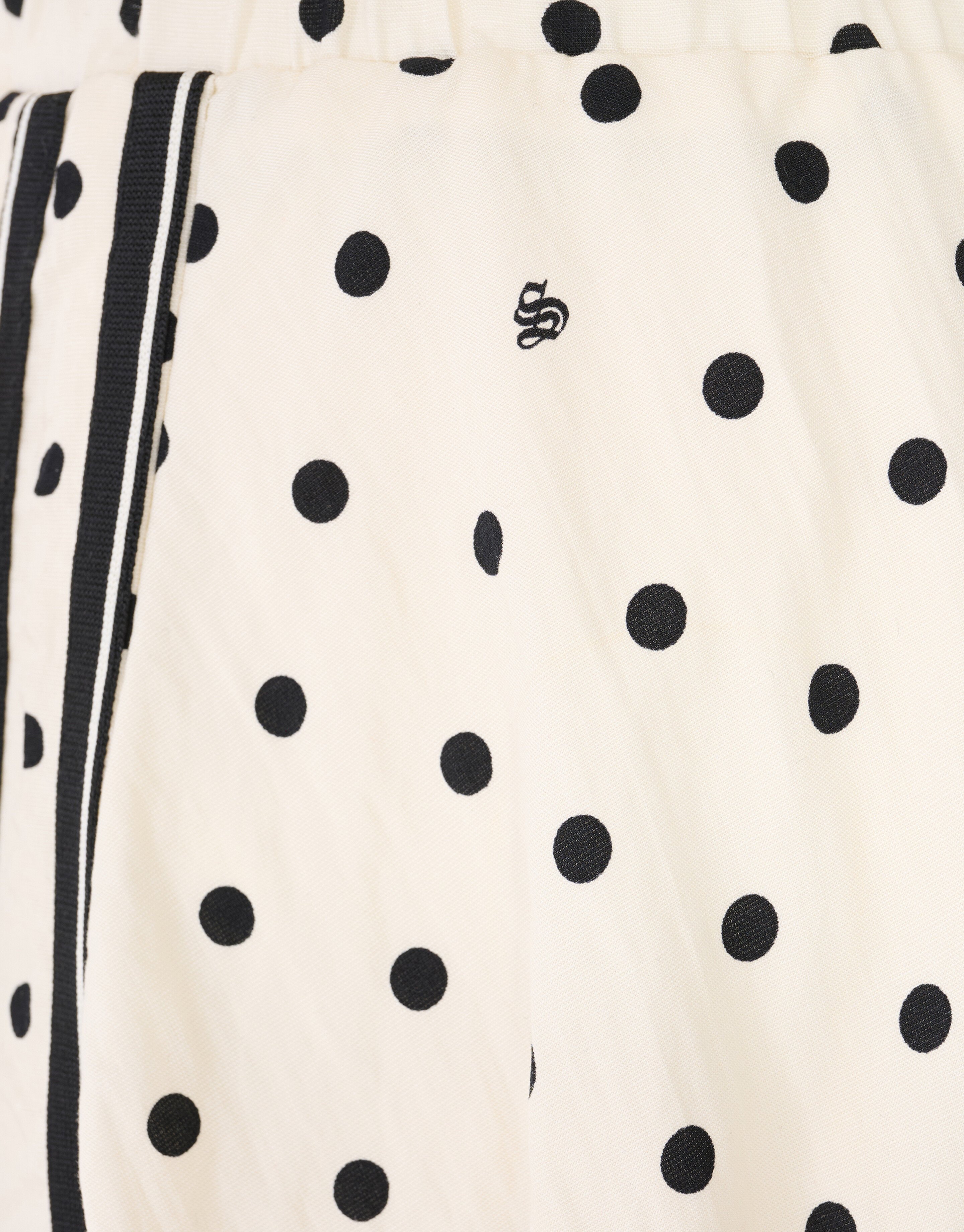 Polkadot Minirock Gebrochenes Wei&szlig; SHOEBY WOMEN