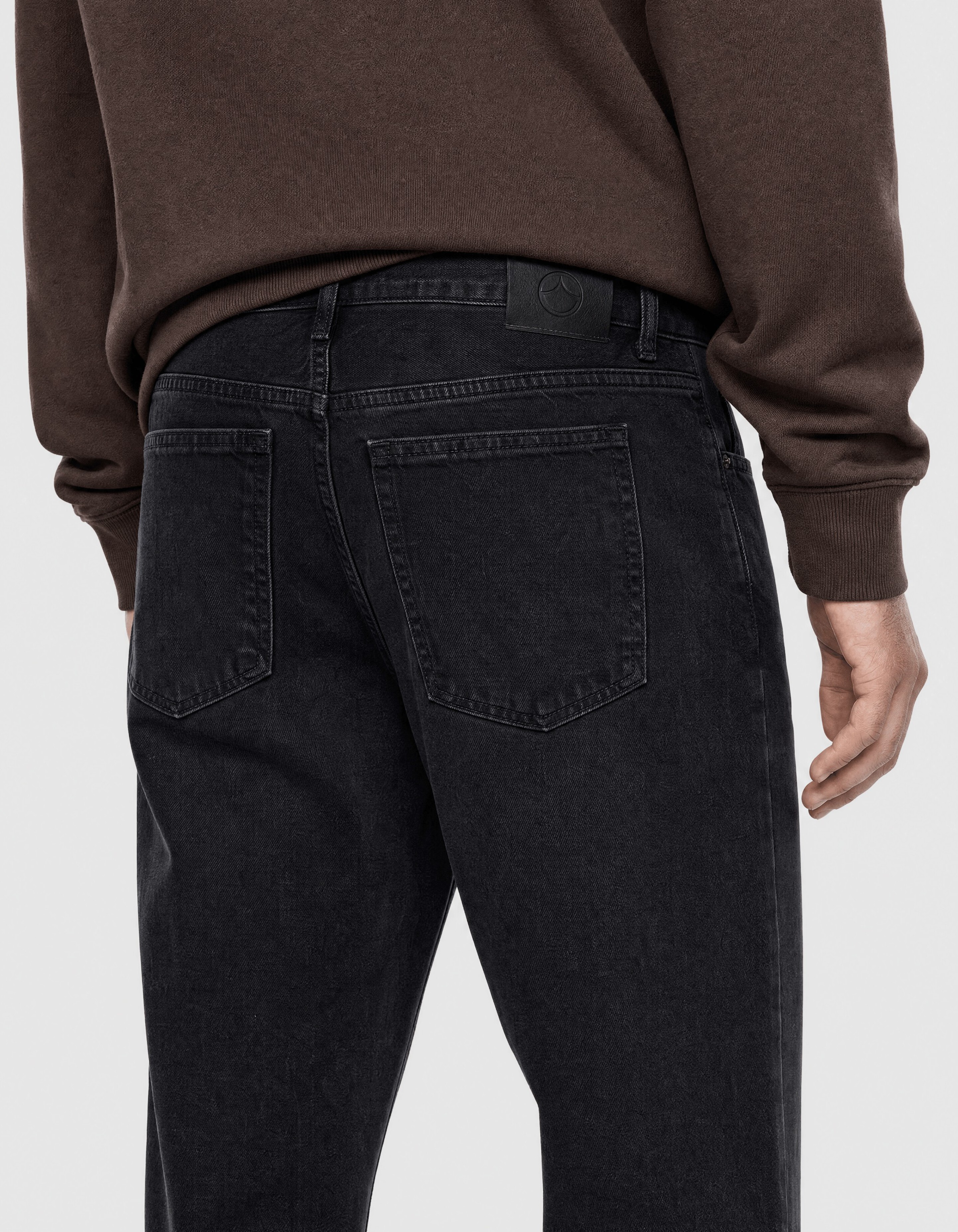 Moderne Straight-Fit-Jeans Schwarz Gr&ouml;&szlig;e 34 SHOEBY MEN