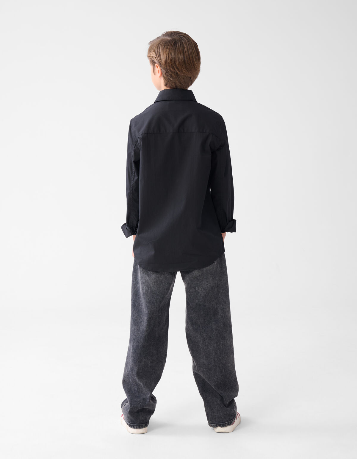 Basic Shirt Schwarz SHOEBY BOYS
