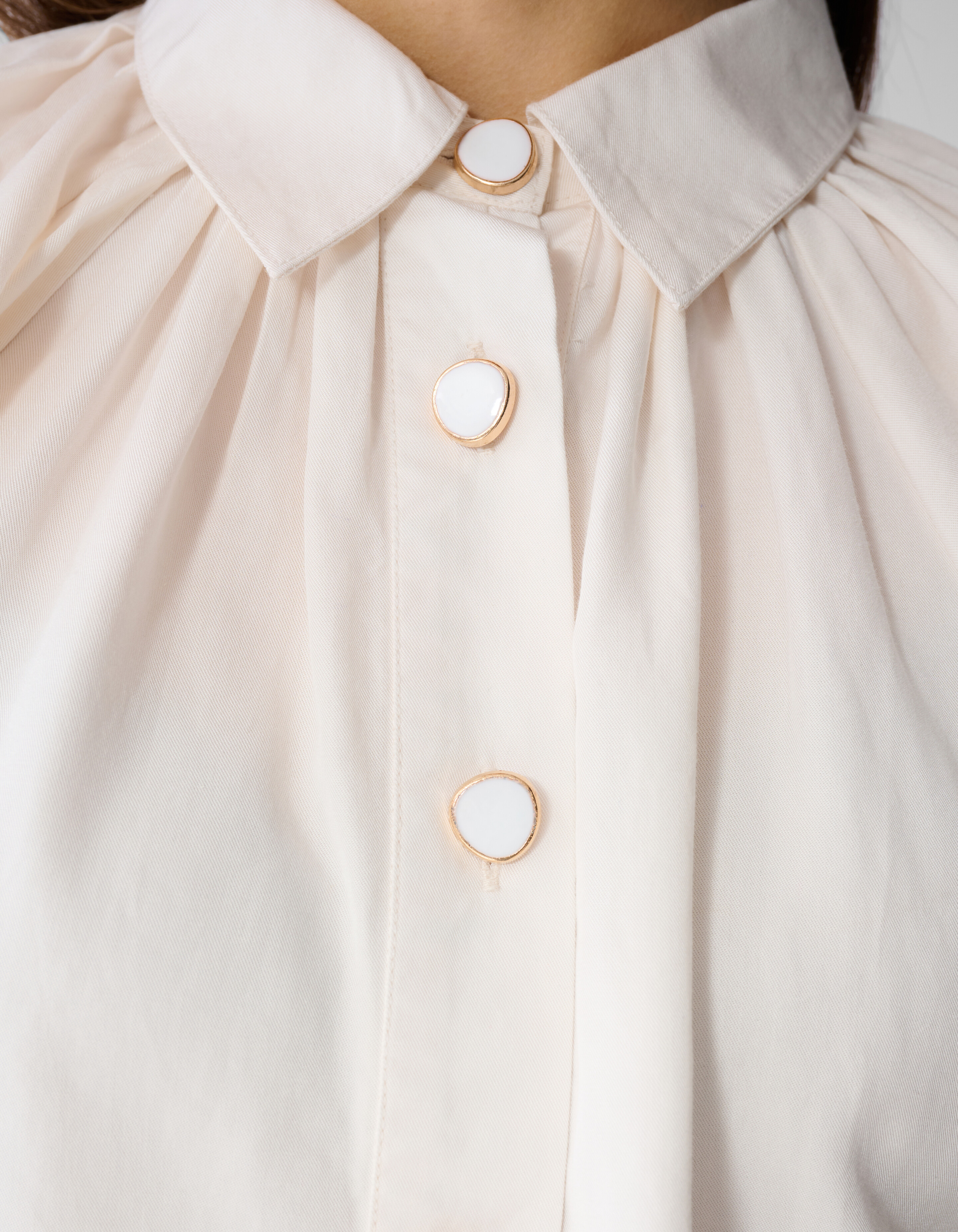 Soft Twill Bluse Off-White SHOEBY WOMEN