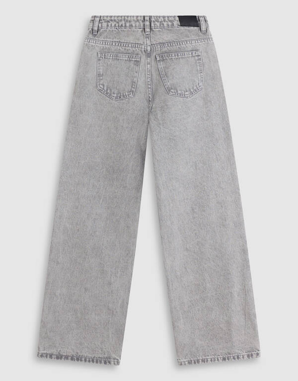 Weit geschnittene Jeans mit Nieten, grau SHOEBY GIRLS