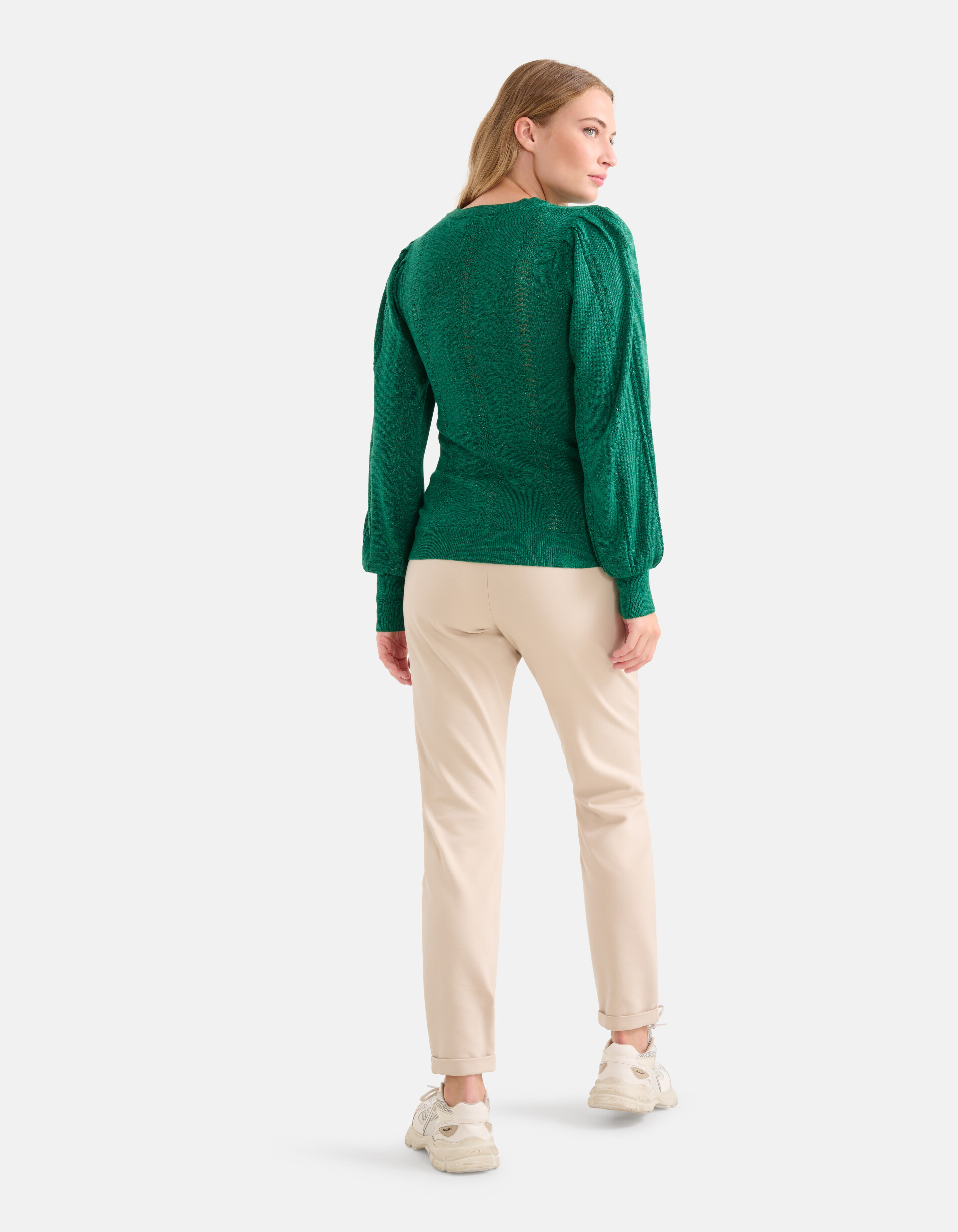 Ajour Top Grün SHOEBY WOMEN