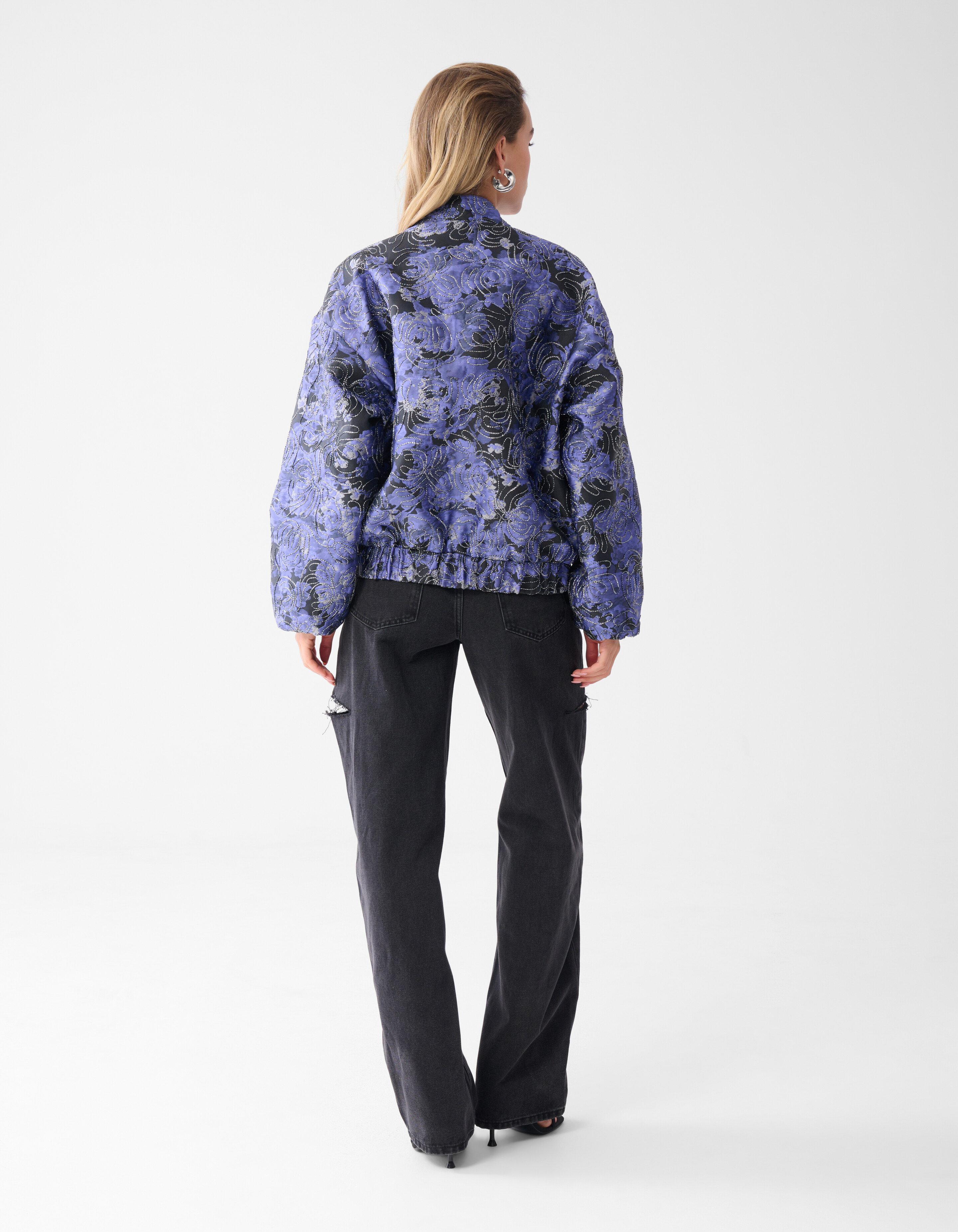 Jacquard-Bomber Schwarz SHOEBY WOMEN