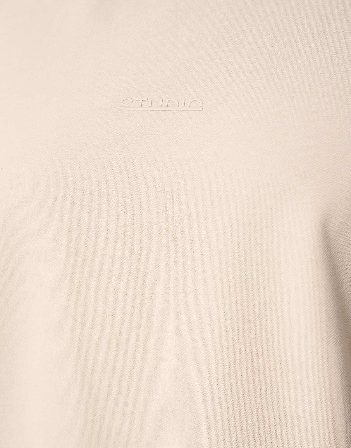 Studio Text Kunstwerk T-shirt Sand SHOEBY MEN