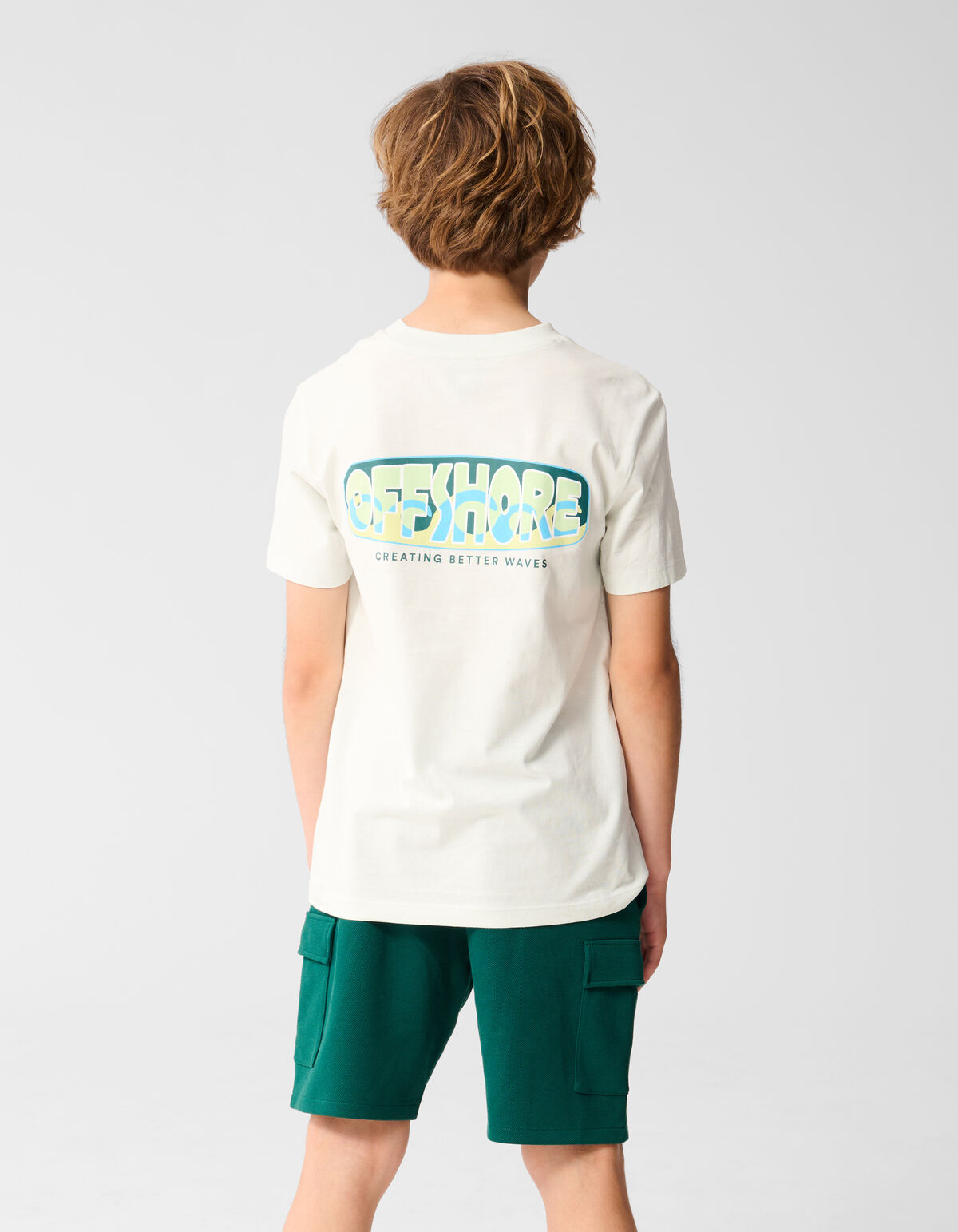 Offshore Artwork T-shirt Off White SHOEBY BOYS