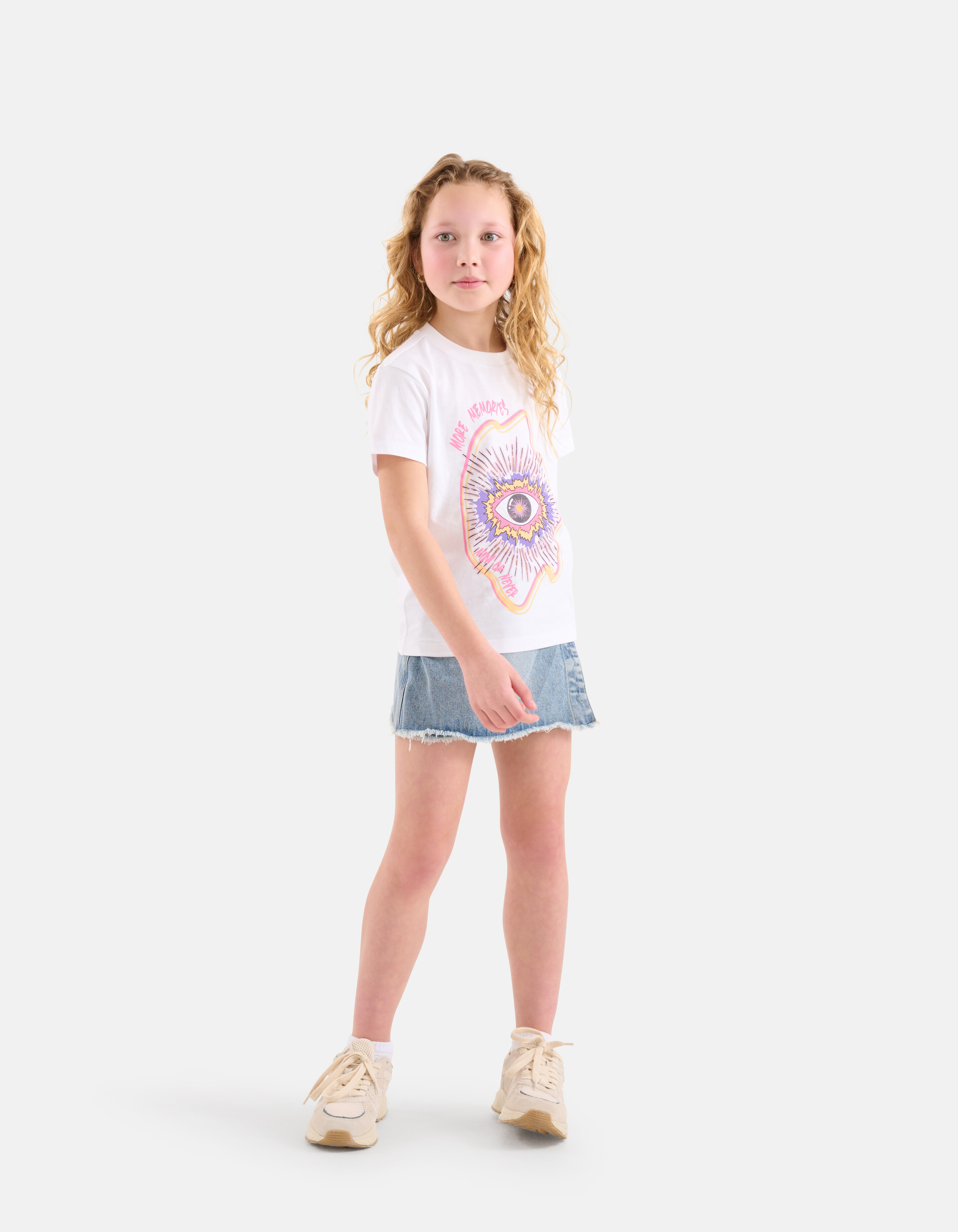 Artwork T-shirt Weiß SHOEBY GIRLS