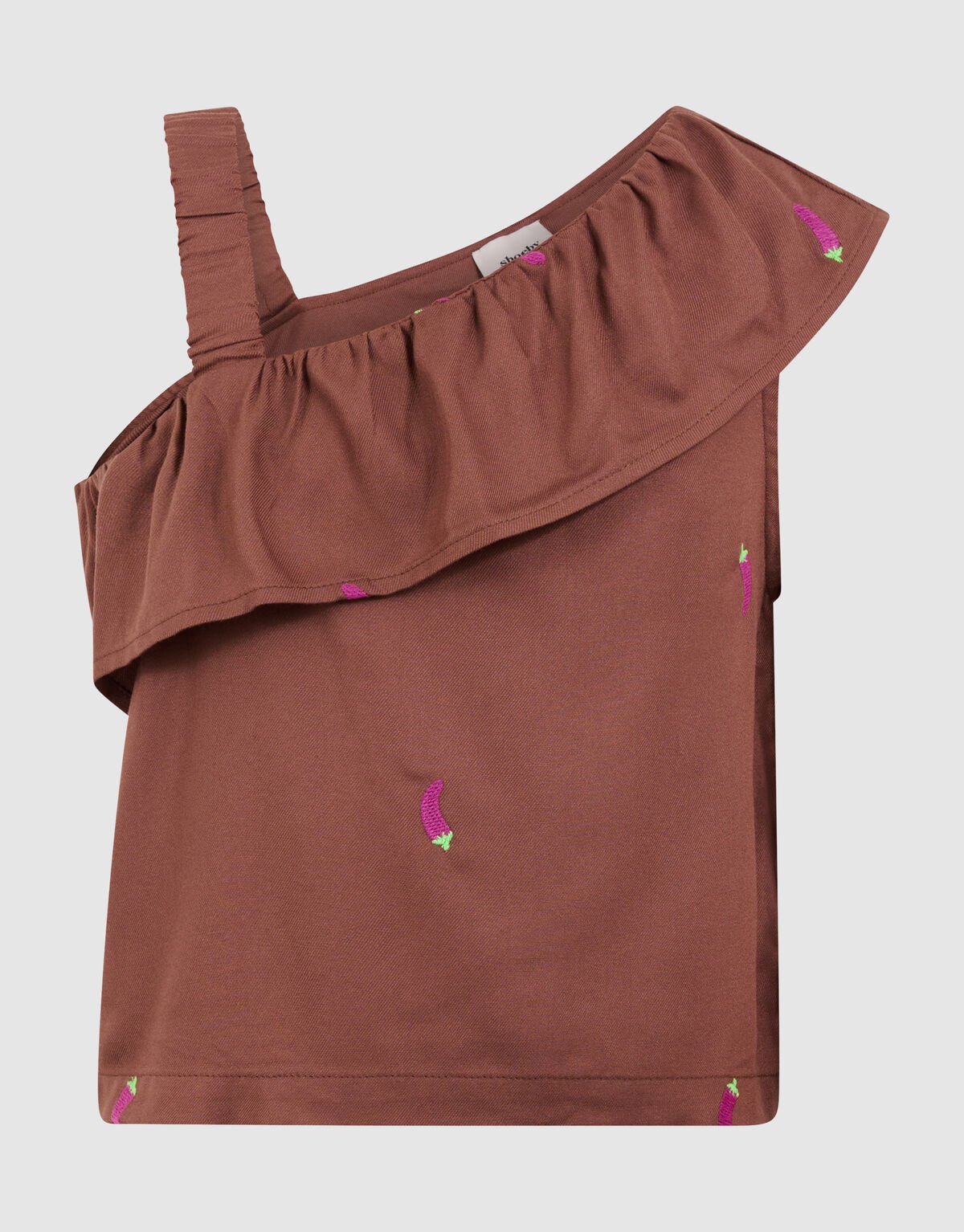 Chili R&uuml;sche Top Braun SHOEBY GIRLS