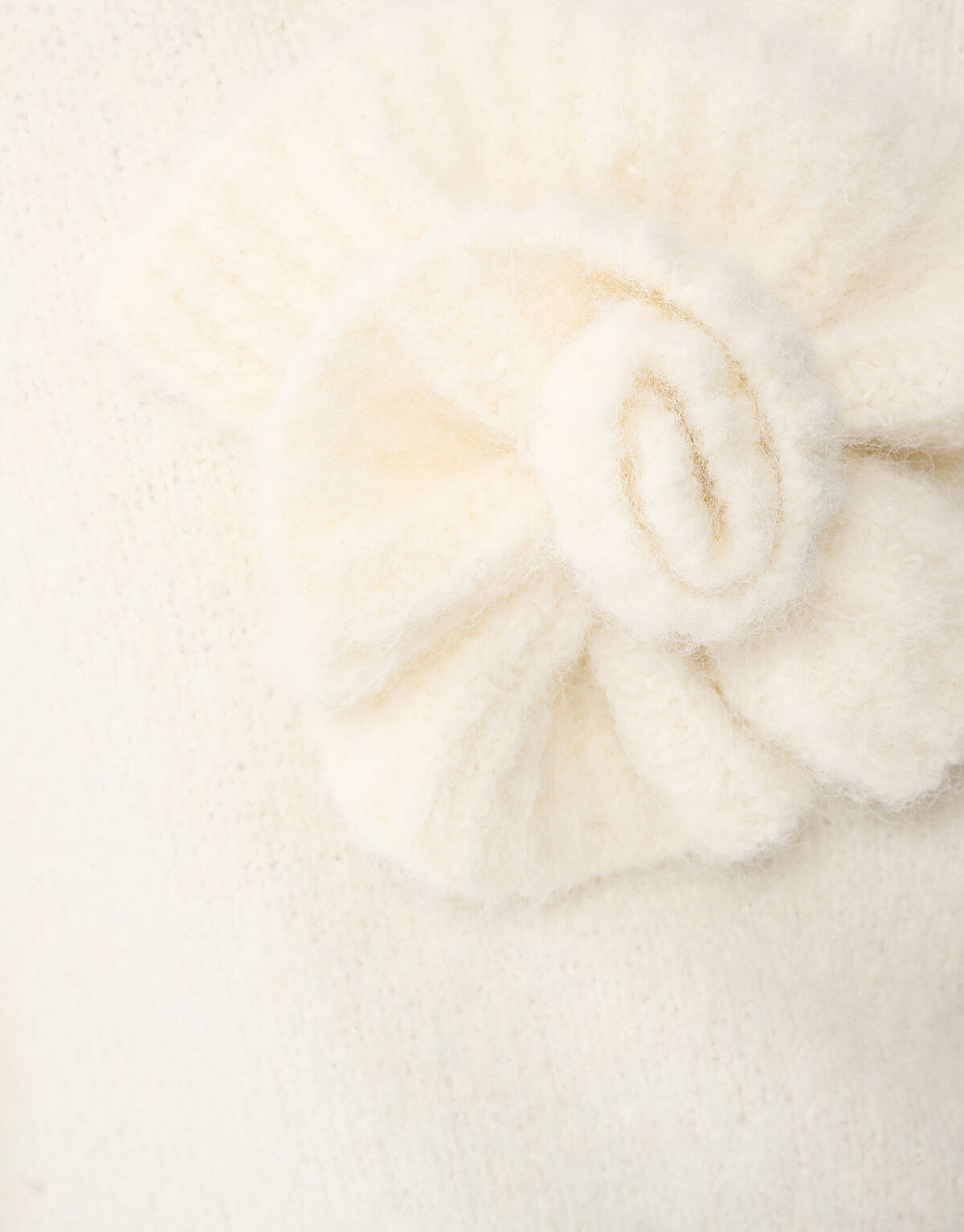 Blumenpullover in Off-White SHOEBY WOMEN