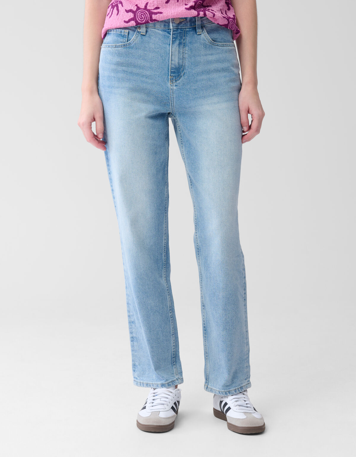 Tapered Fit Jeans Blau SHOEBY WOMEN