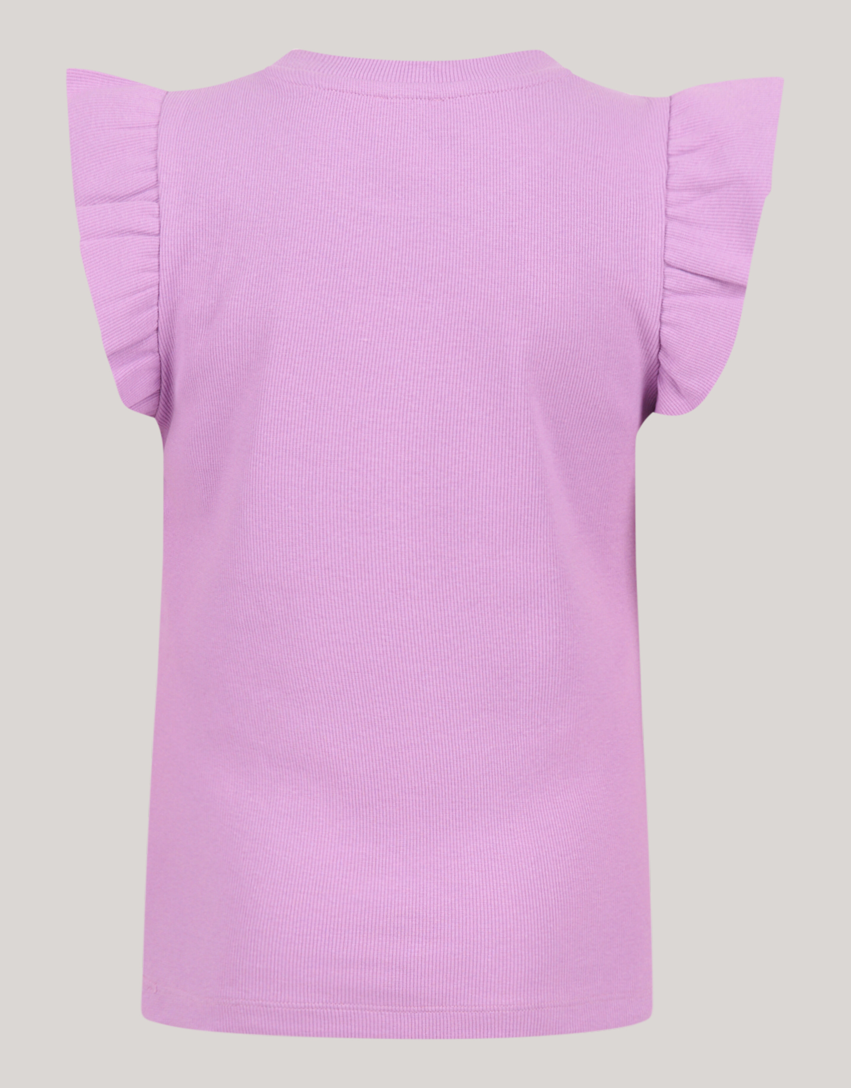 Ruffle Rib Top Hellviolett SHOEBY GIRLS