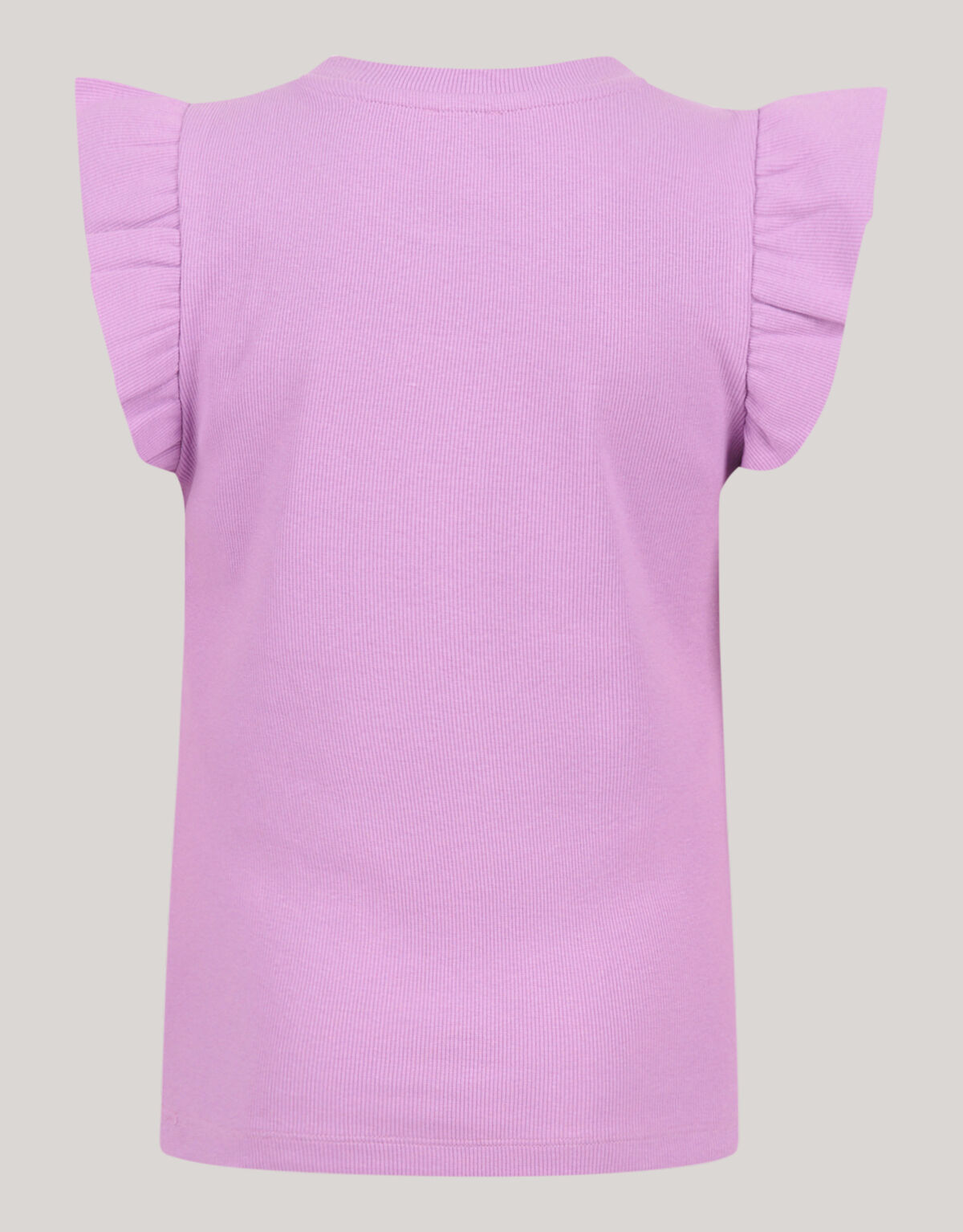 Ruffle Rib Top Hellviolett SHOEBY GIRLS
