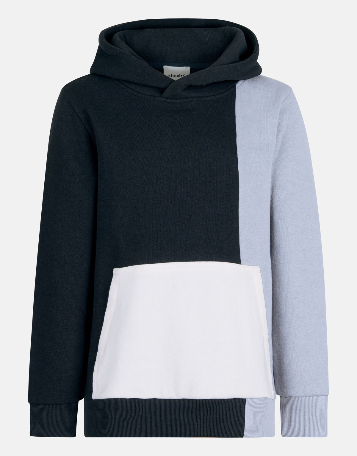 Colorblock Hoodie Dunkelgrau SHOEBY BOYS
