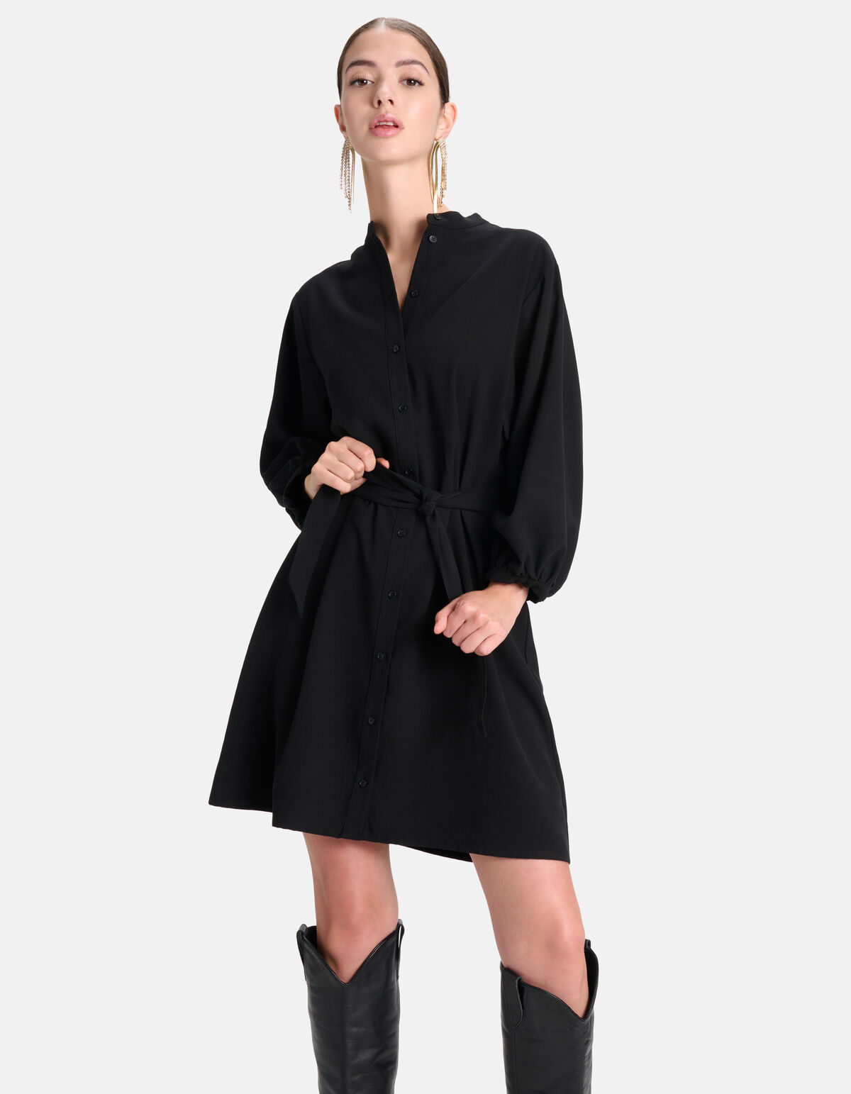 Hemdkleid Schwarz SHOEBY WOMEN
