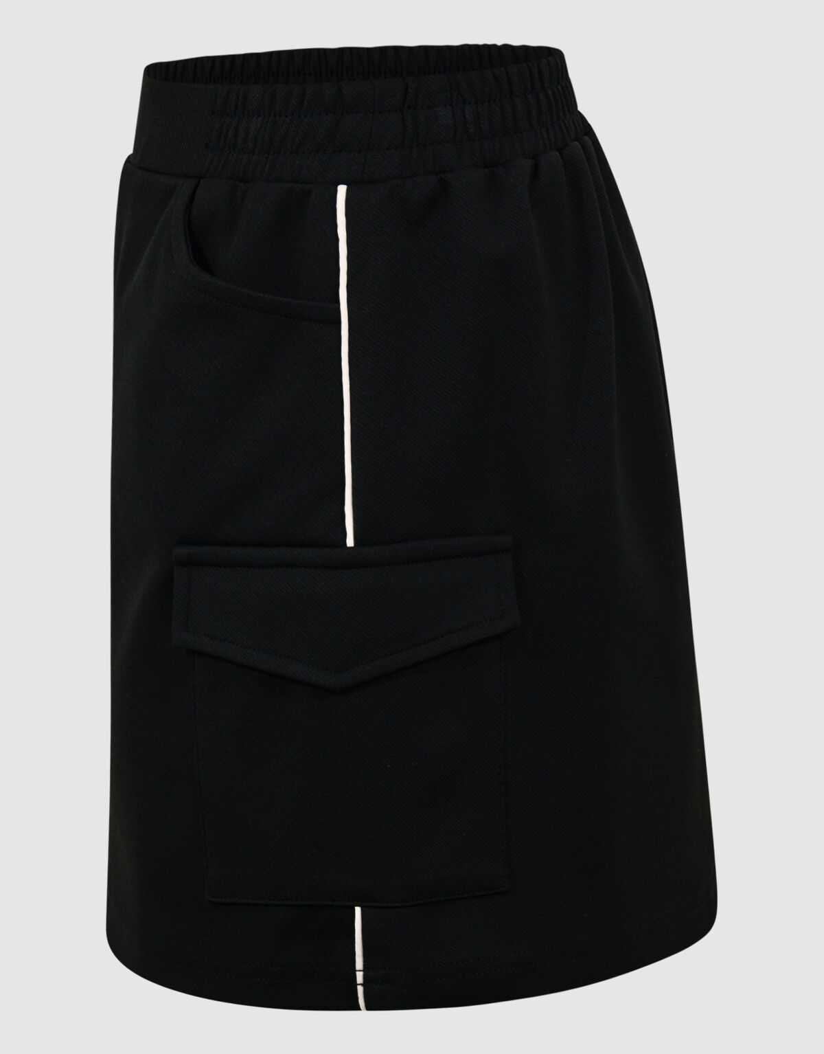 Sportlicher Cargo-Minirock Schwarz SHOEBY GIRLS