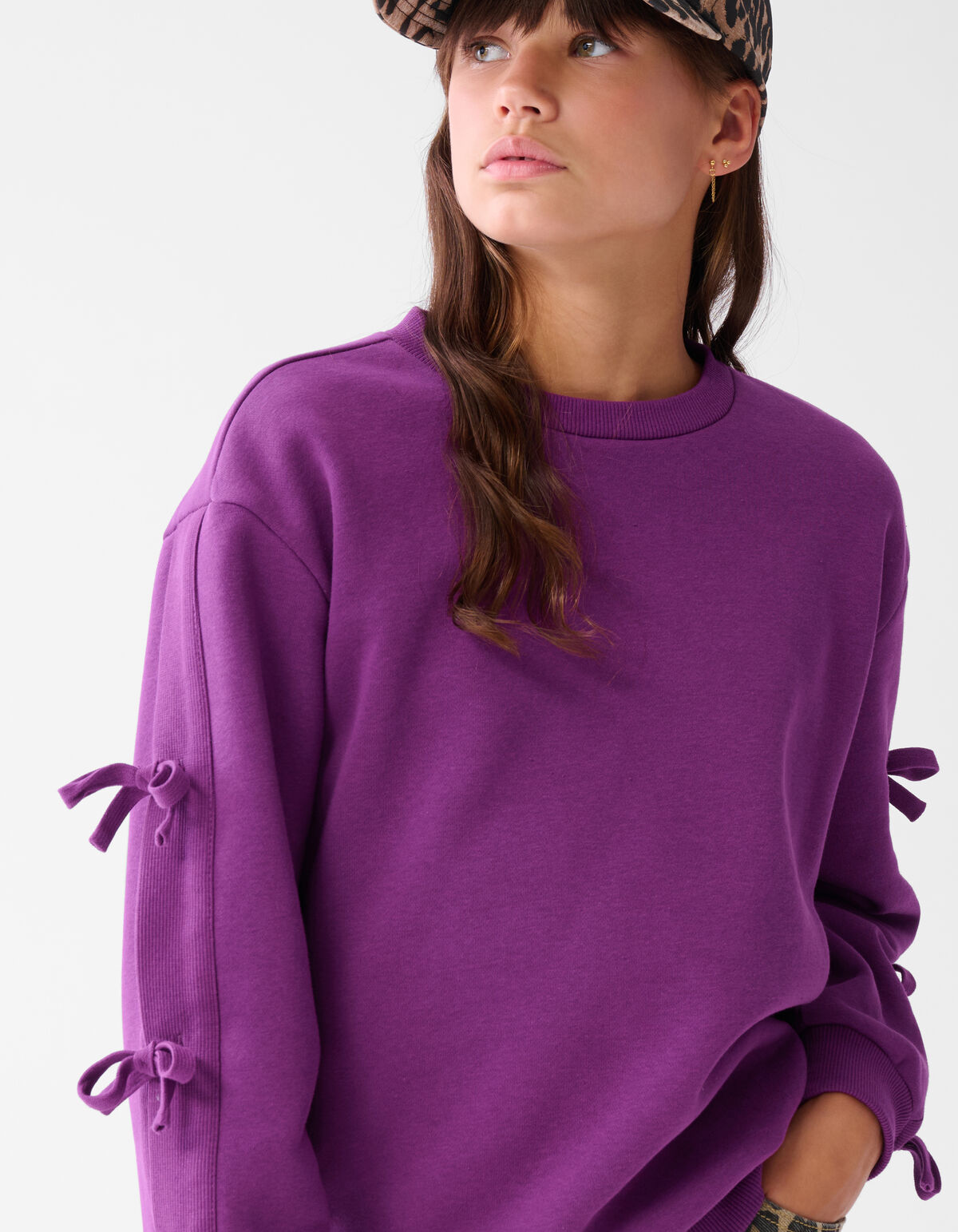 Schleife Pullover Lila SHOEBY GIRLS