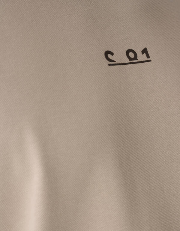 Grafisches Text-T-Shirt Hellbraun SHOEBY MEN